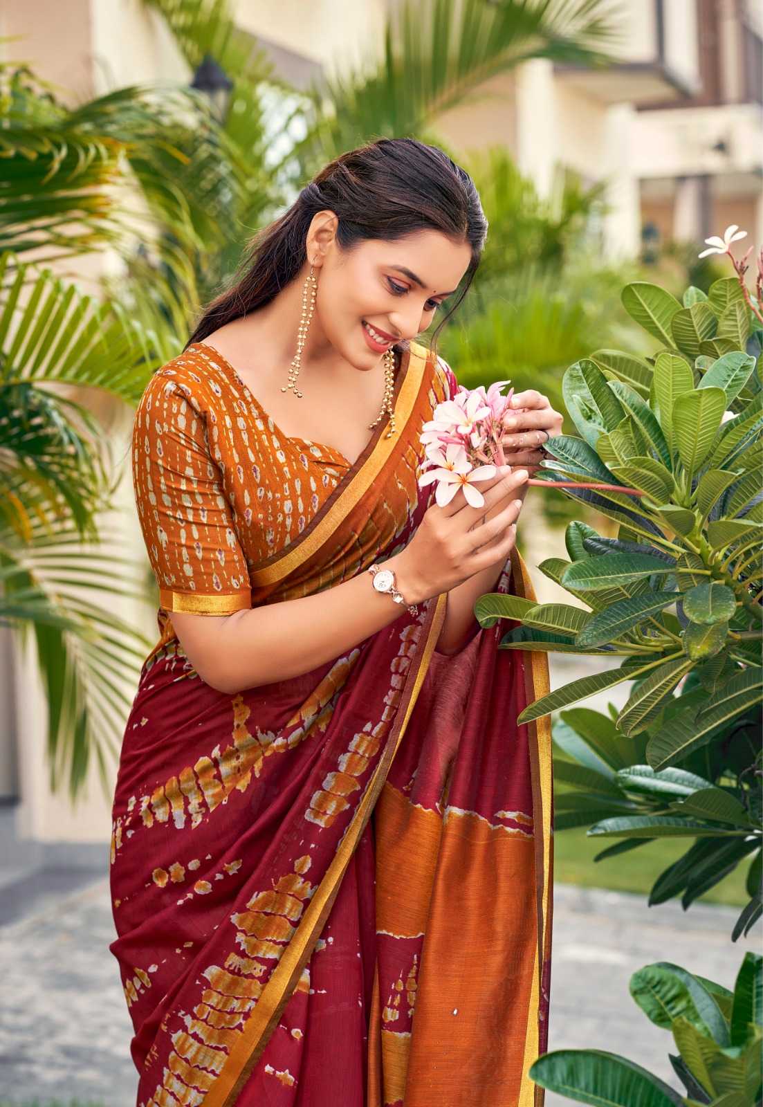 Ynf Cotton RIN203 Korvi silk Sarees Wedding Collections Festive Collections Wholesale Designer Sarees Leheriya Sarees Cotton Sarees Manufacturer