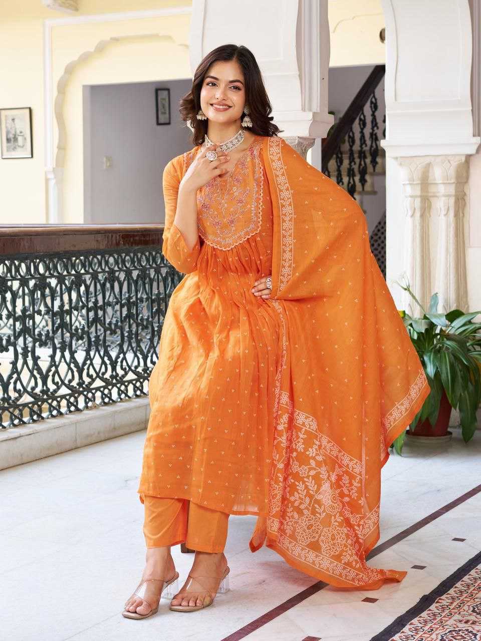 Ynf Cotton RIN217 325 Suits & Dresses Wholesale Ladies Suits Embroidery Suits Palazzo Suit Party wear suits Manufacturer