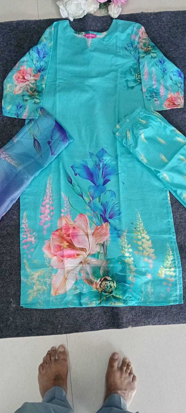 Ynf Cotton RIN222 BS-77 Kurti Wholesale Designer Kurtis Printed Kurtis Cotton Kurtis Manufacturer