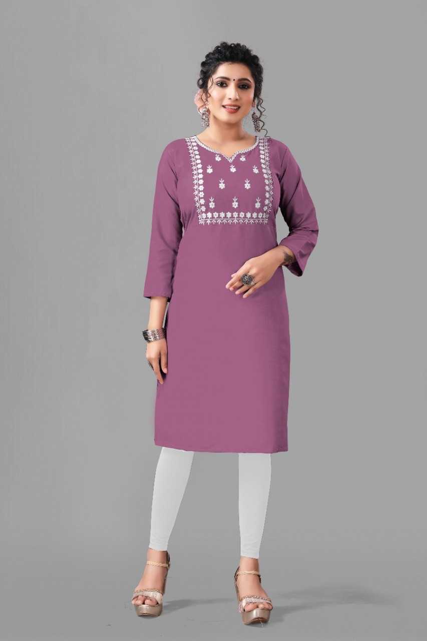 Ynf Cotton RIN222 KIWI Kurti Plus Size Collections Wholesale Designer Kurtis Cotton Kurtis Embroidered Kurtis Manufacturer