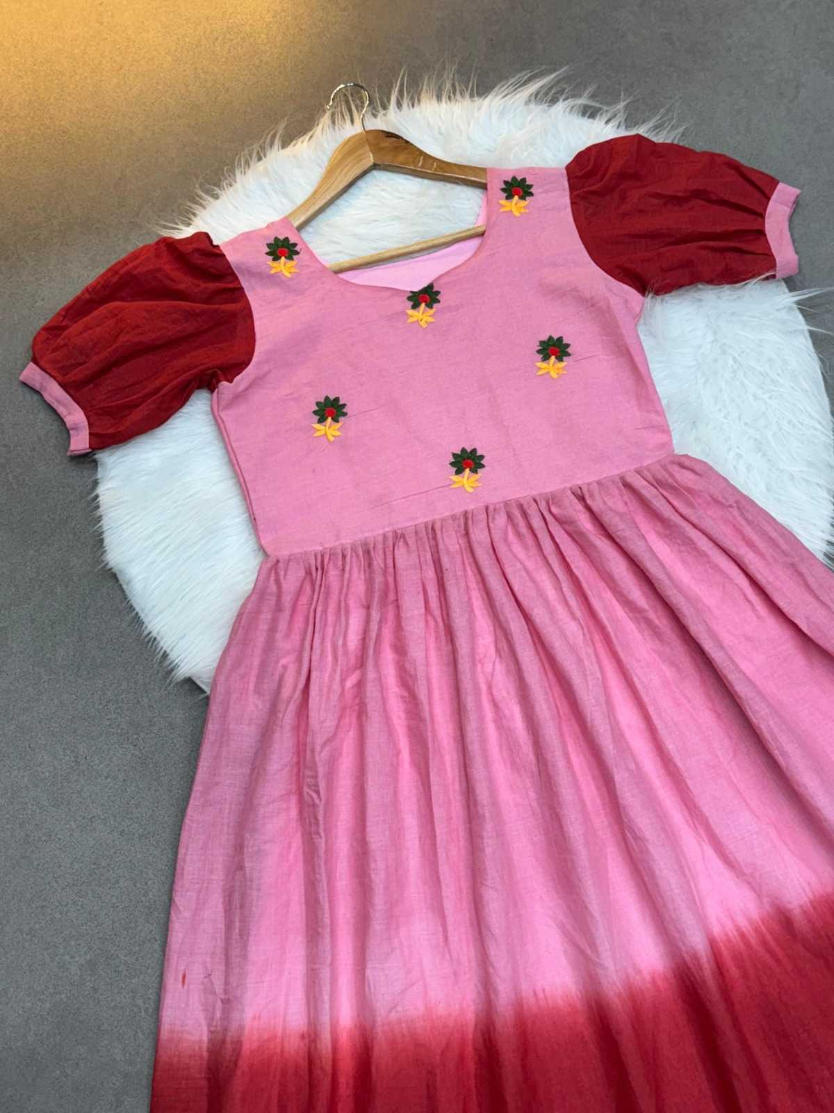 Ynf Cotton RIN222 WORK MAXI Suits & Dresses Wholesale Maxi Dresses Embroidered Dresses Cotton Dresses Manufacturer