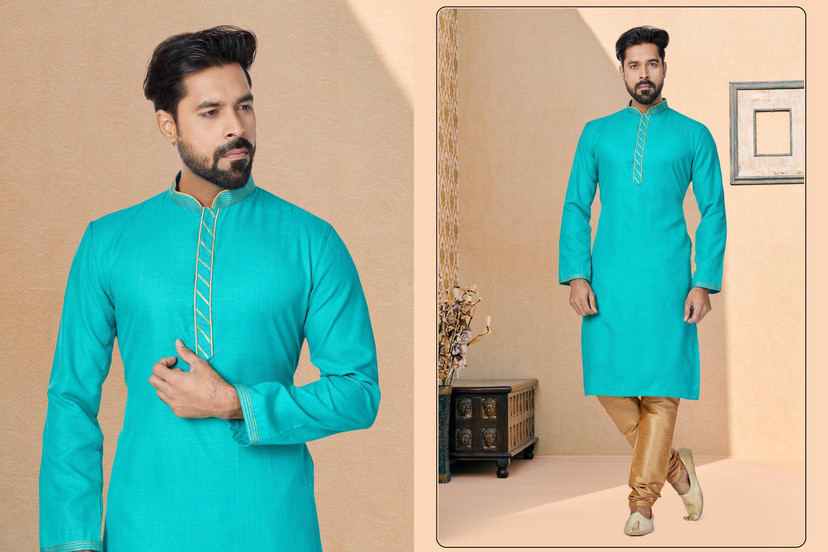 Ynf Cotton RIN223 3088A Mens Wear Wholesale Mens Kurtas Mens Kurta Pyjama Men Wedding kurta Manufacturer