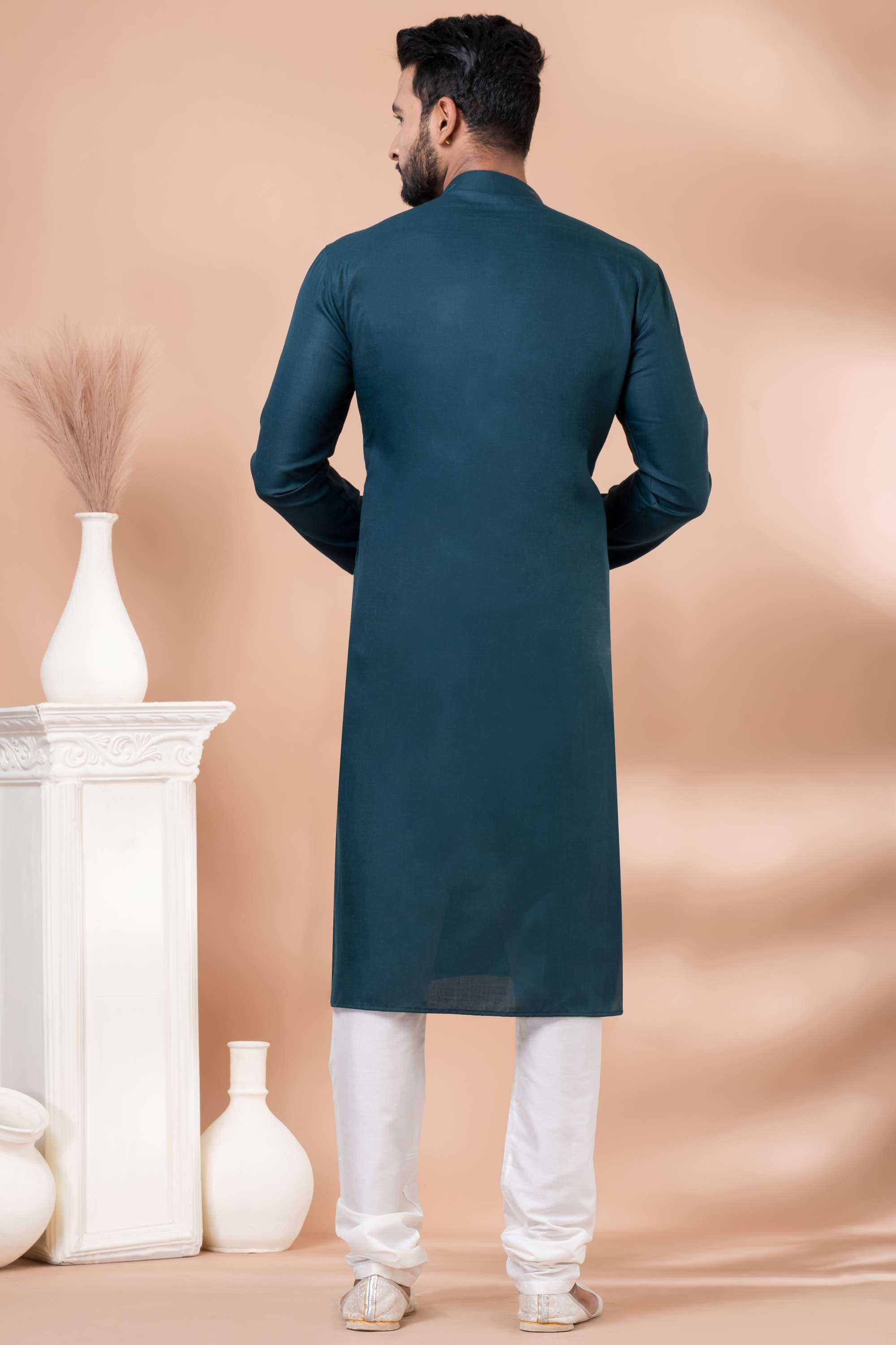 Ynf Cotton RIN223 3372A Mens Wear Wholesale Mens Kurtas Mens Kurta Pyjama Men Wedding kurta Manufacturer