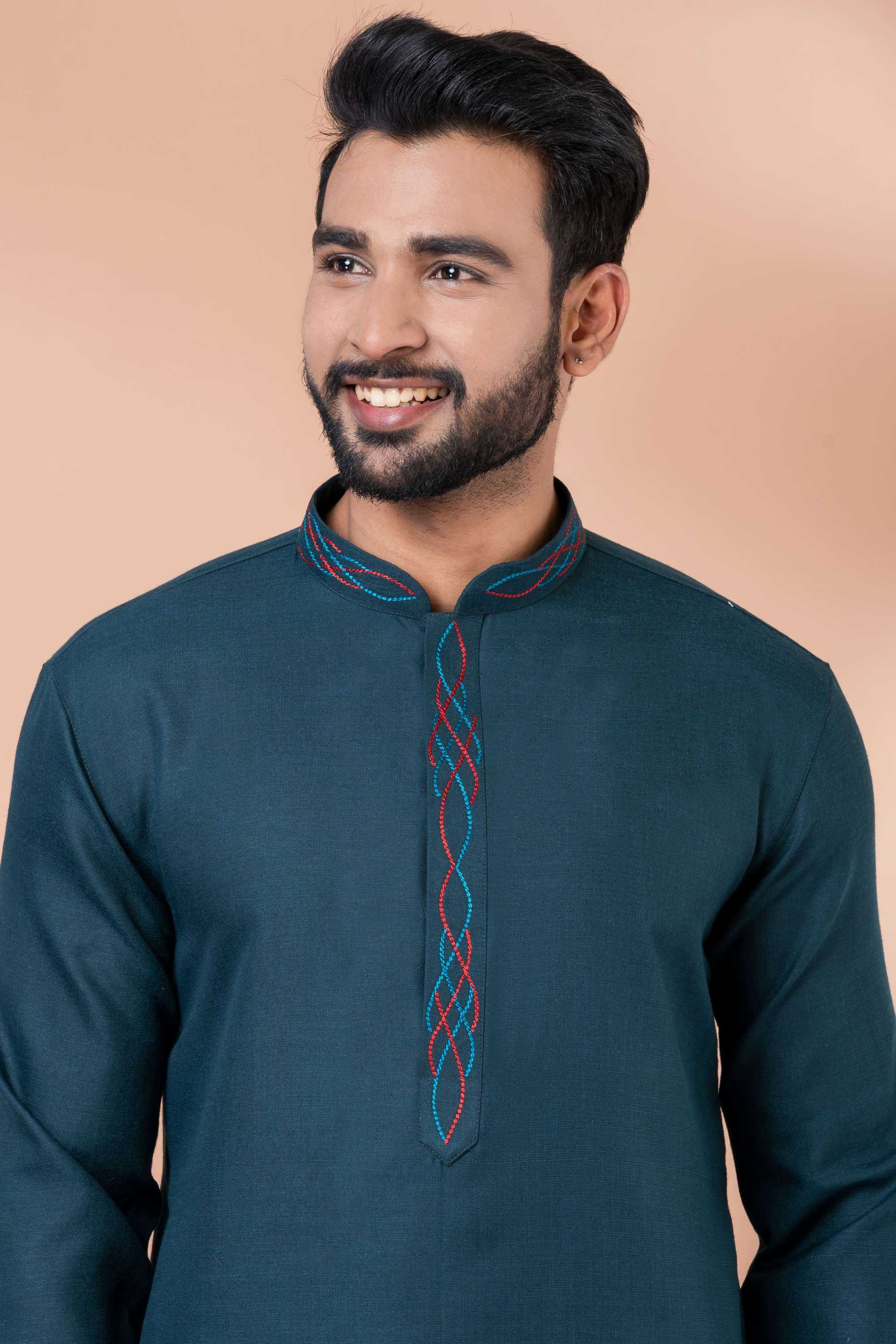 Ynf Cotton RIN223 3372A Mens Wear Wholesale Mens Kurtas Mens Kurta Pyjama Men Wedding kurta Manufacturer