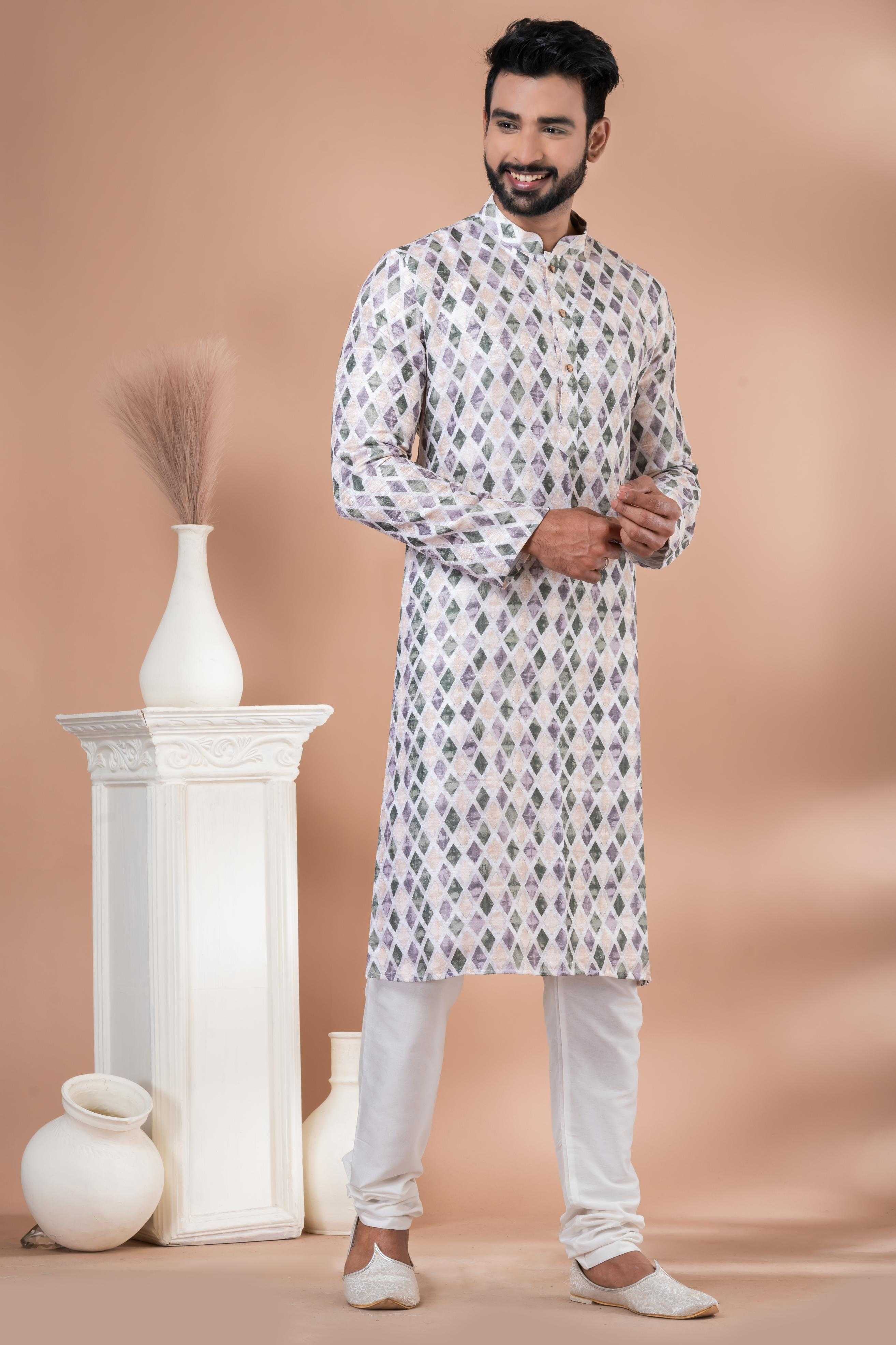 Ynf Cotton RIN223 3400B Mens Wear Festive Collections Wholesale Mens Kurtas Mens Kurta Pyjama Onam Collections Manufacturer
