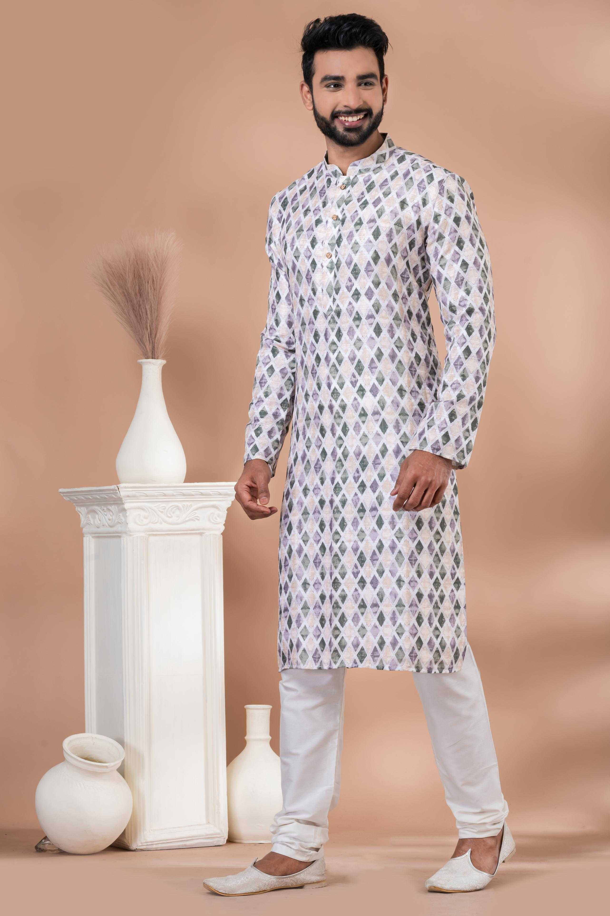Ynf Cotton RIN223 3400C Mens Wear Festive Collections Wholesale Mens Kurtas Mens Kurta Pyjama Onam Collections Manufacturer