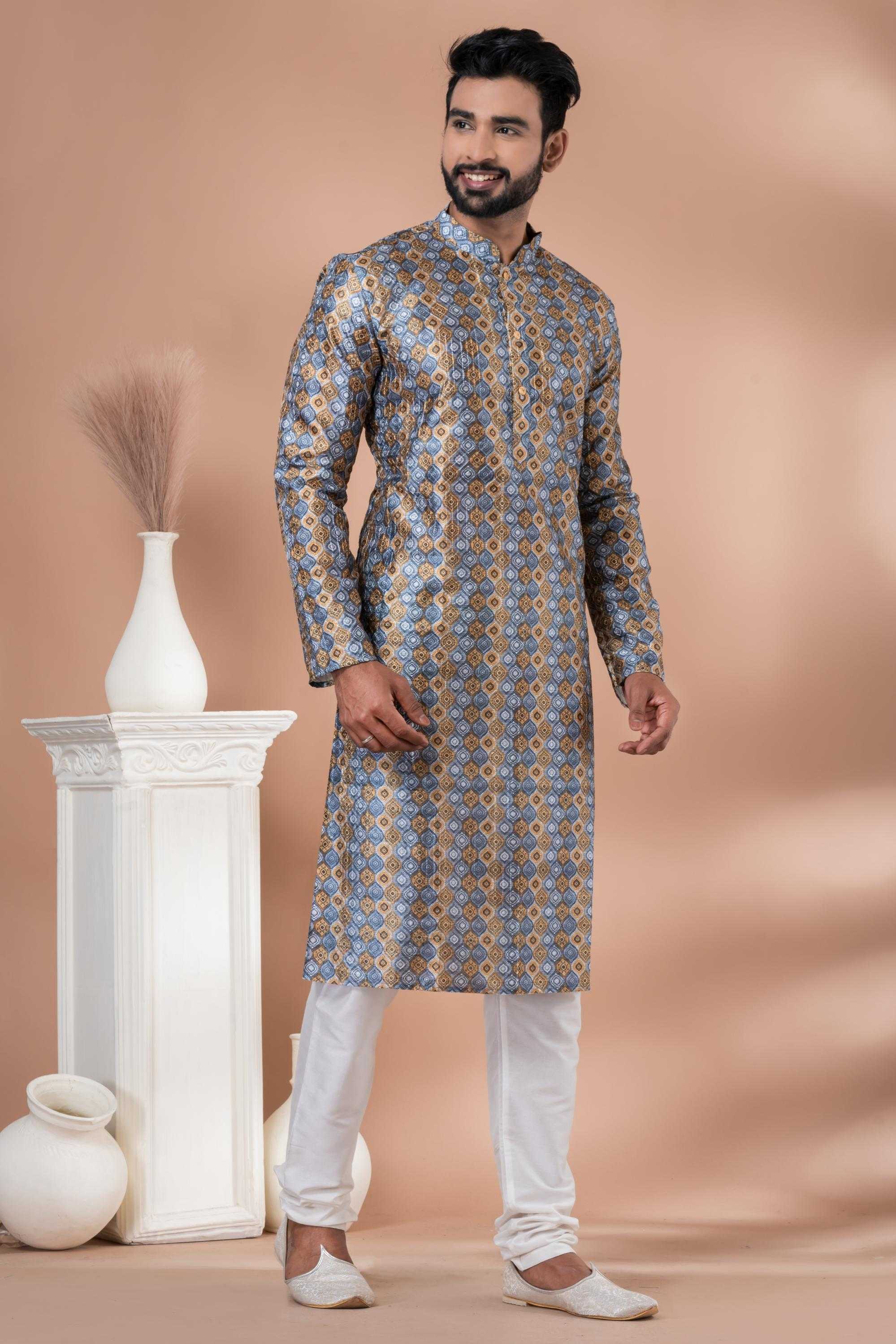 Ynf Cotton RIN223 3401C Mens Wear Wholesale Mens Kurtas Mens Kurta Pyjama Men Wedding kurta Manufacturer