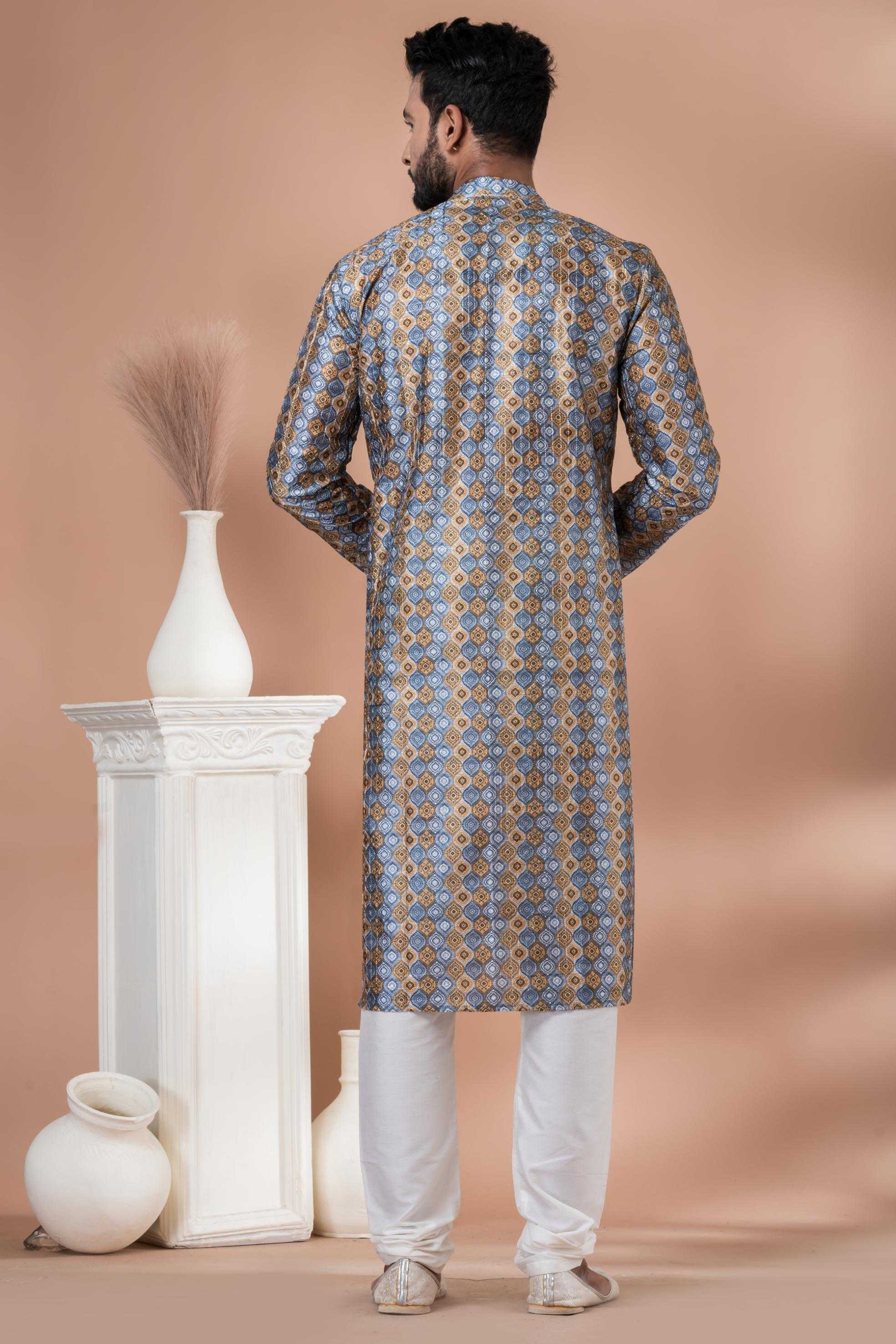 Ynf Cotton RIN223 3401C Mens Wear Wholesale Mens Kurtas Mens Kurta Pyjama Men Wedding kurta Manufacturer