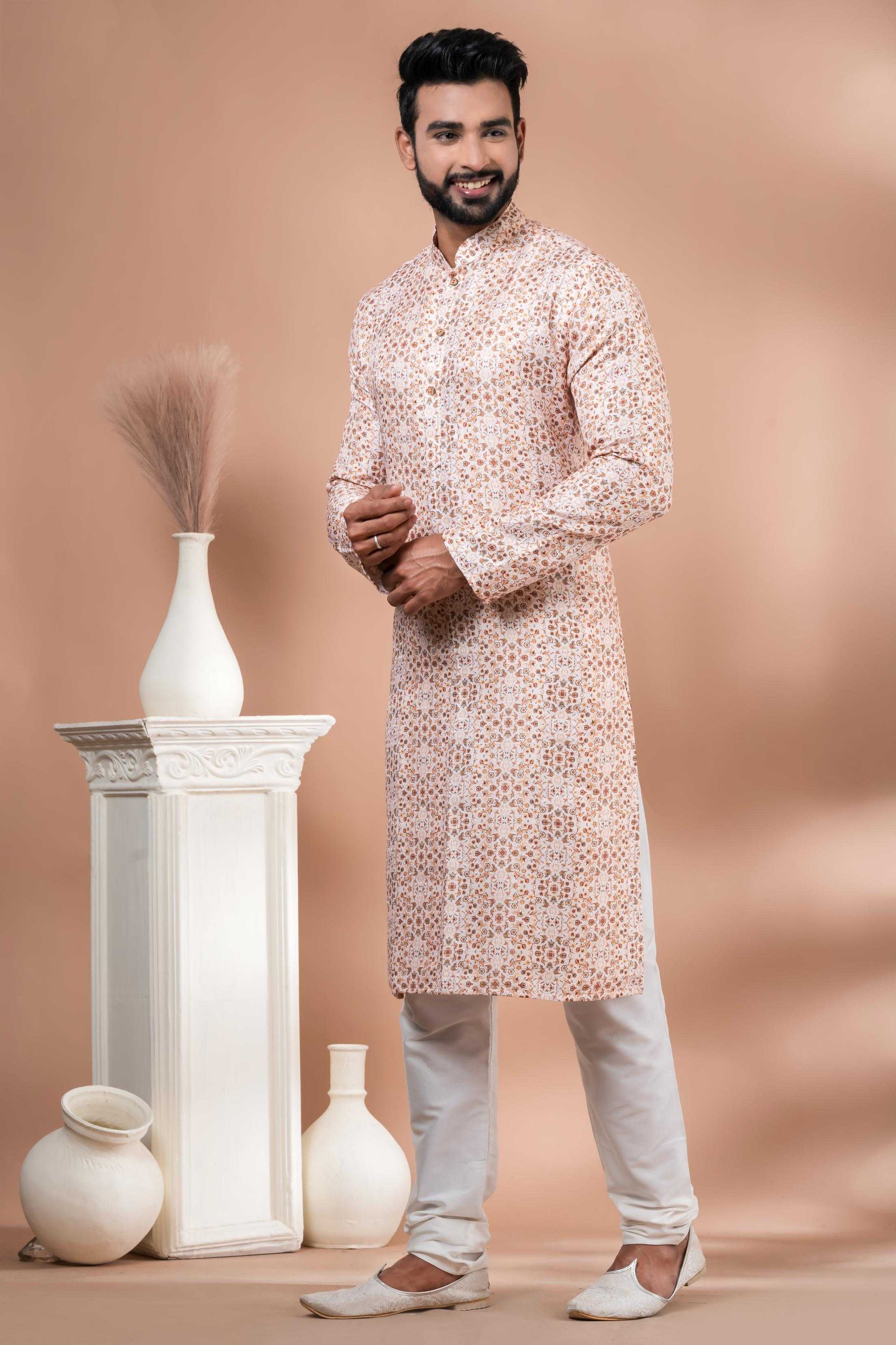 Ynf Cotton RIN223 3402B Mens Wear Wholesale Mens Kurtas Mens Kurta Pyjama Men Wedding kurta Manufacturer