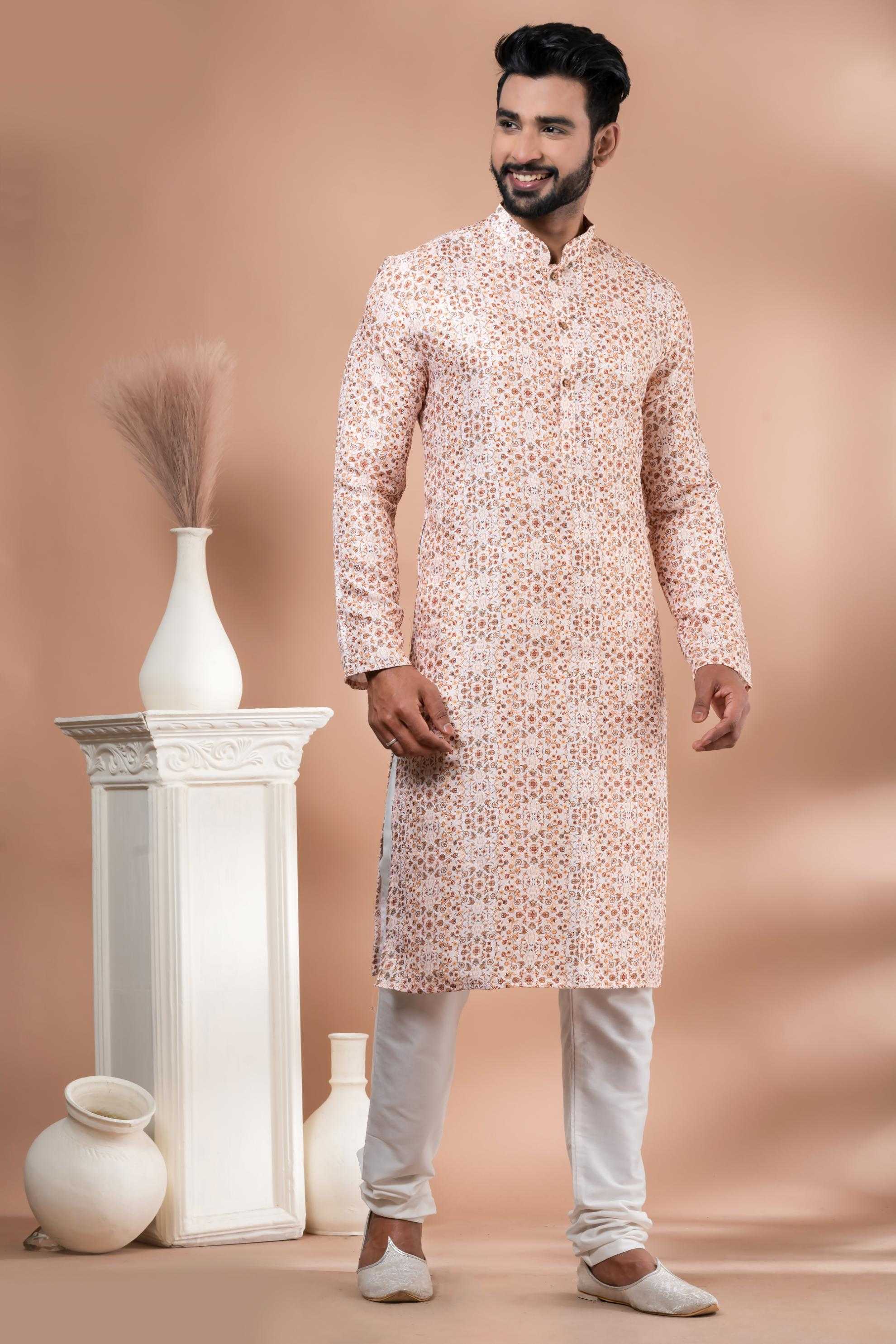 Ynf Cotton RIN223 3402B Mens Wear Wholesale Mens Kurtas Mens Kurta Pyjama Men Wedding kurta Manufacturer
