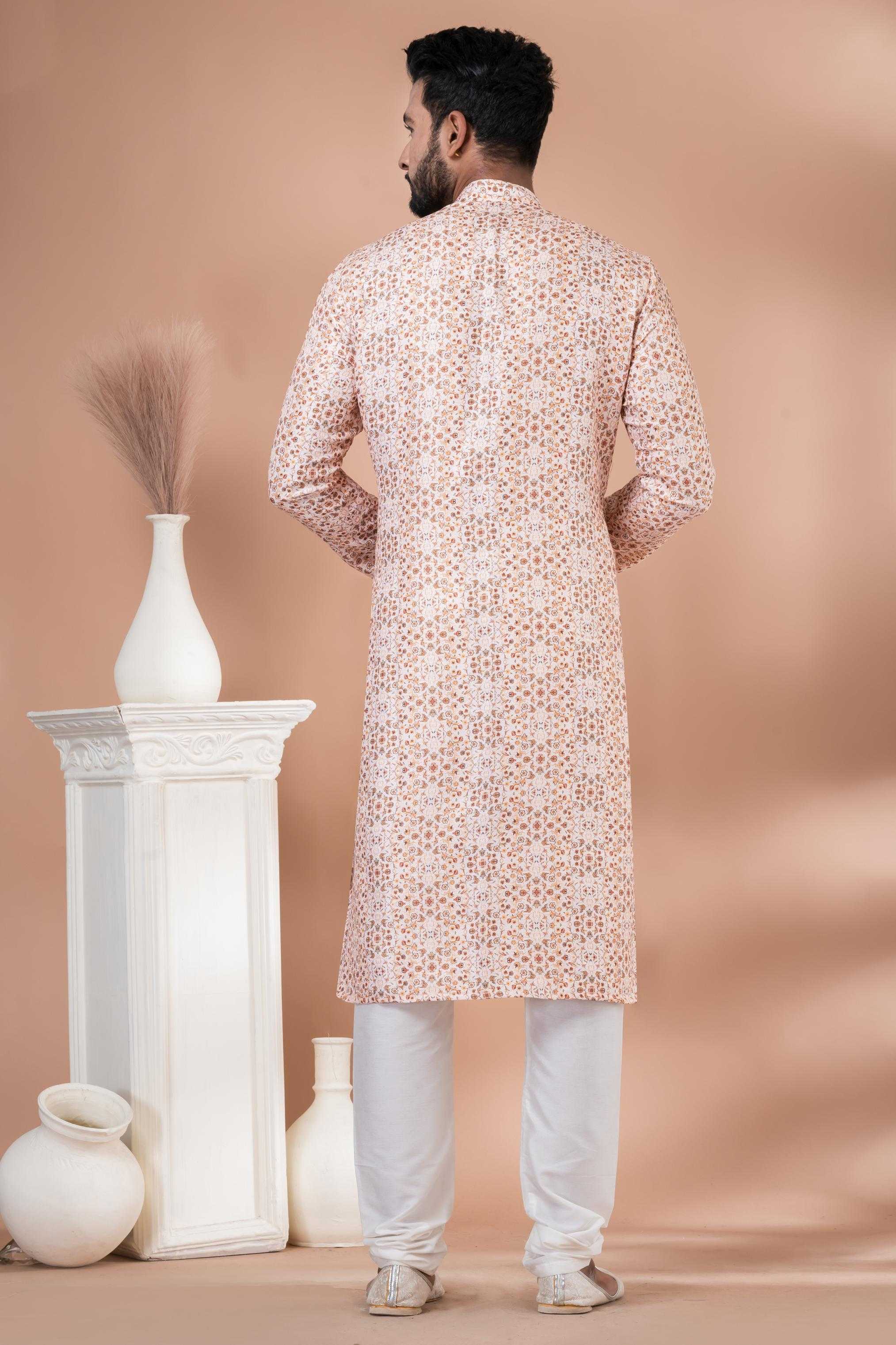 Ynf Cotton RIN223 3402B Mens Wear Wholesale Mens Kurtas Mens Kurta Pyjama Men Wedding kurta Manufacturer