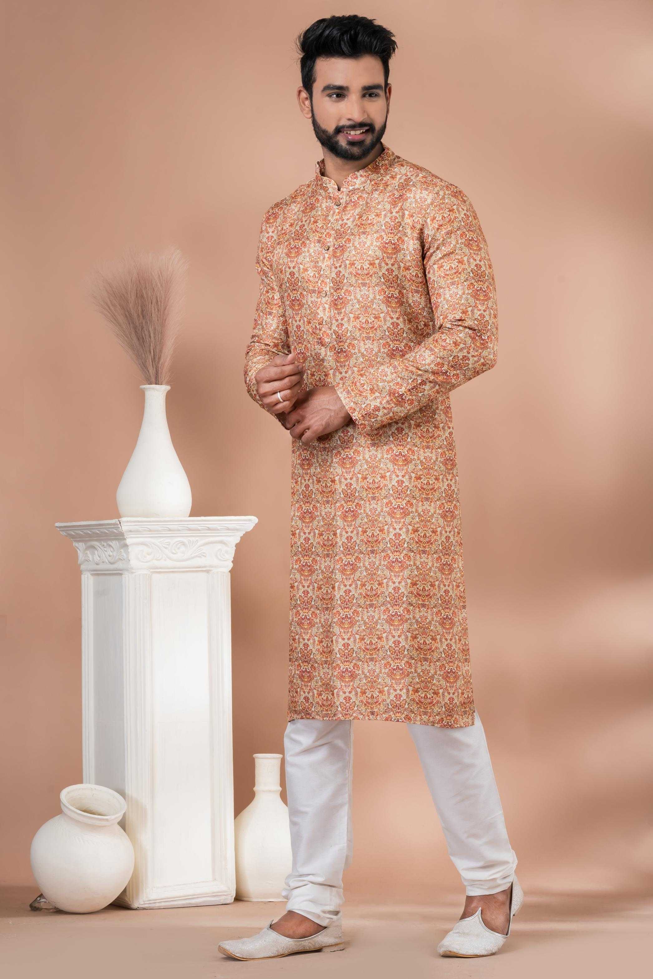 Ynf Cotton RIN223 3403C Mens Wear Wholesale Mens Kurtas Mens Kurta Pyjama Men Wedding kurta Manufacturer