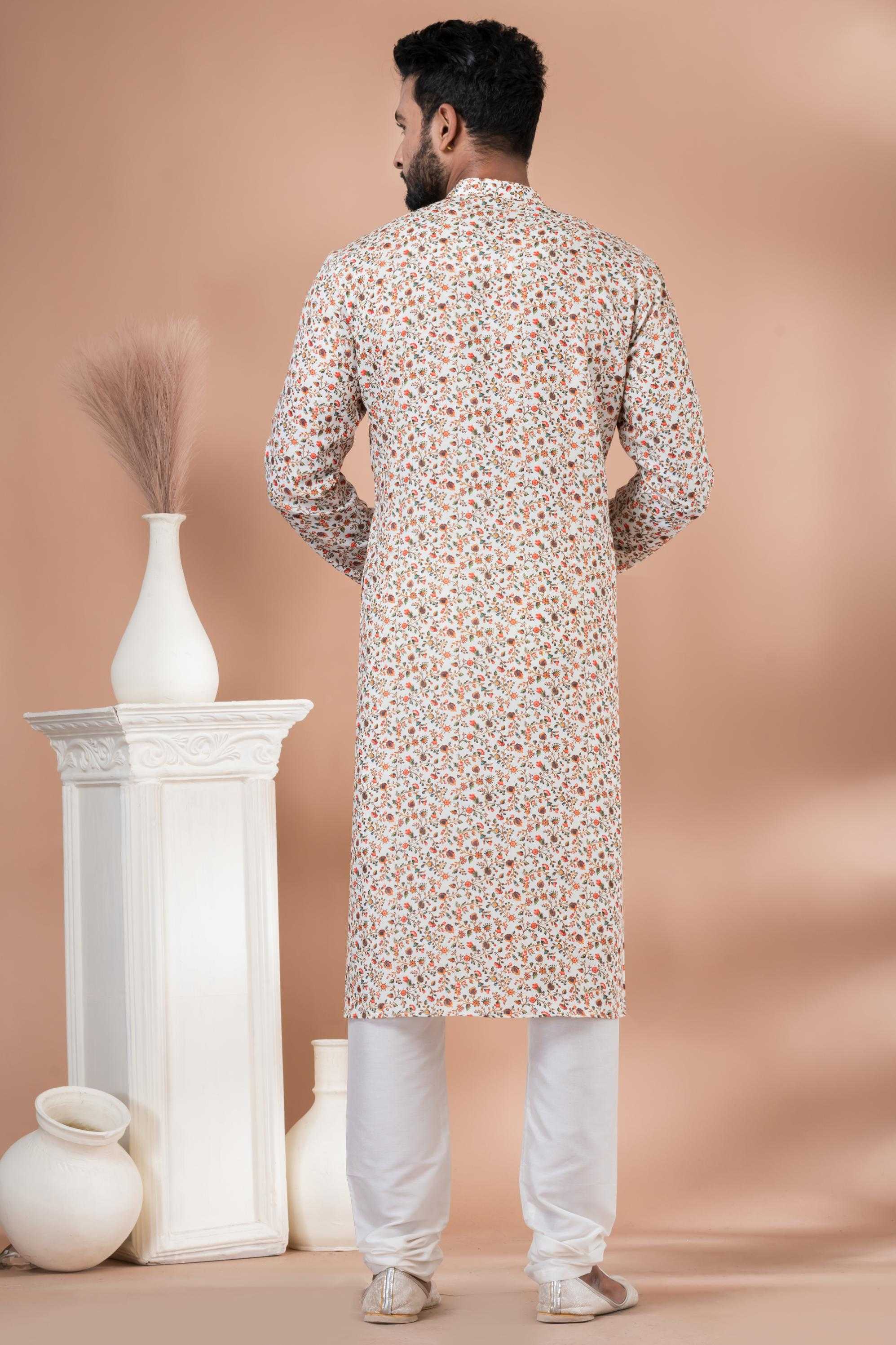 Ynf Cotton RIN223 3404A Mens Wear Festive Collections Wholesale Mens Kurtas Mens Kurta Pyjama Onam Collections Manufacturer