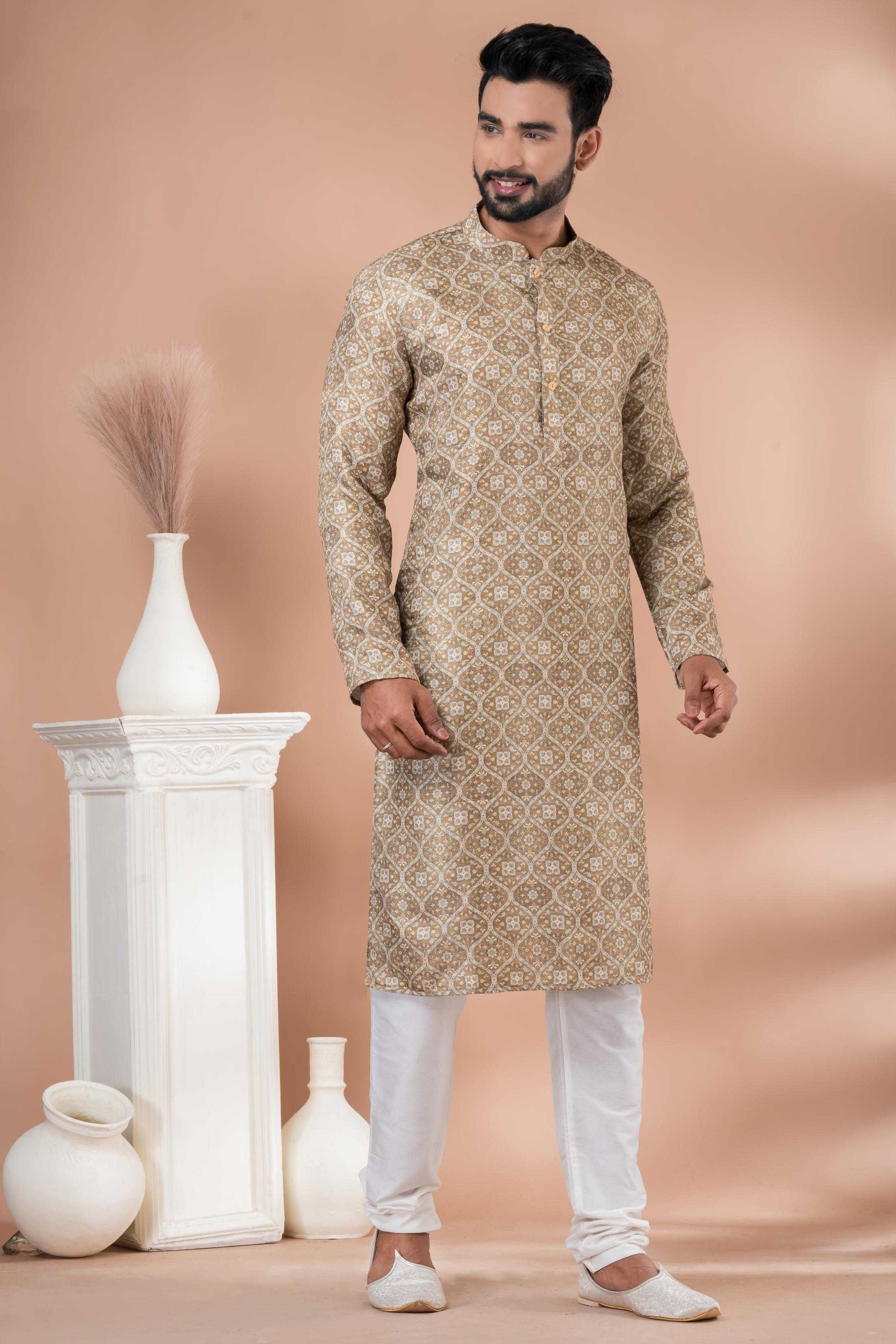 Ynf Cotton RIN223 3406C Mens Wear Wholesale Mens Kurtas Mens Kurta Pyjama Men Wedding kurta Manufacturer