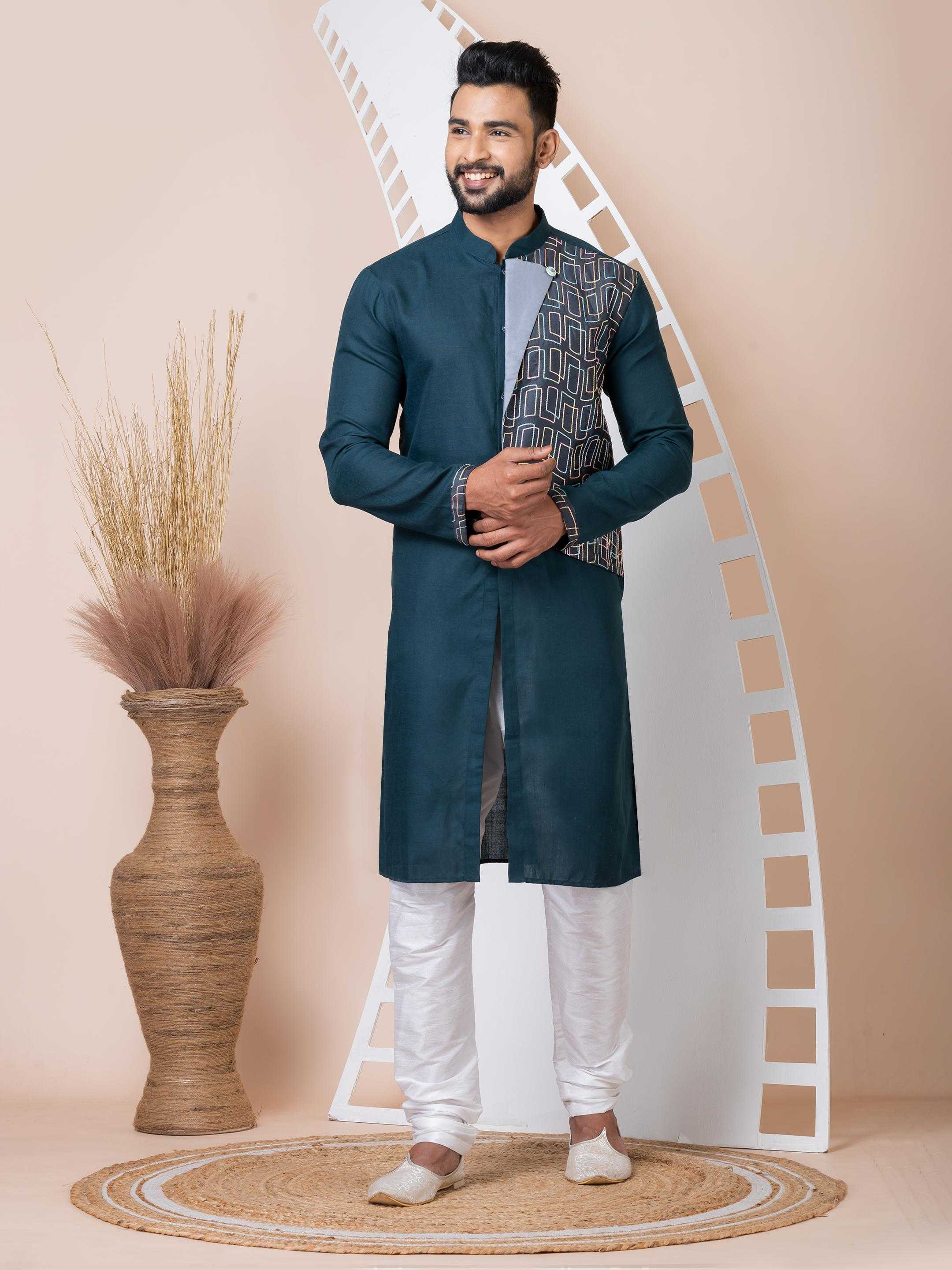 Ynf Cotton RIN223 3466A Mens Wear Wholesale Mens Kurtas Mens Kurta Pyjama Men Wedding kurta Manufacturer