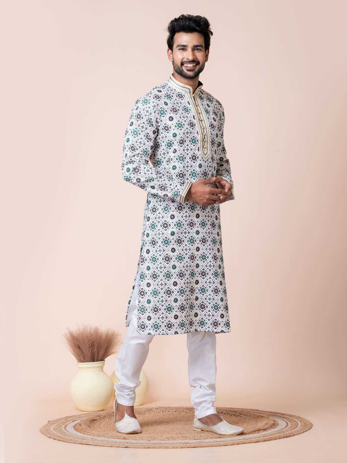 Ynf Cotton RIN223 3471A Mens Wear Wholesale Mens Kurtas Mens Kurta Pyjama Men Wedding kurta Manufacturer