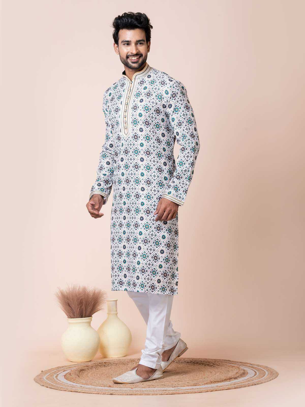 Ynf Cotton RIN223 3471A Mens Wear Wholesale Mens Kurtas Mens Kurta Pyjama Men Wedding kurta Manufacturer
