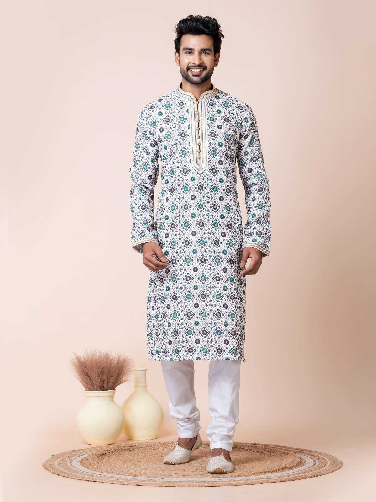 Ynf Cotton RIN223 3471A Mens Wear Wholesale Mens Kurtas Mens Kurta Pyjama Men Wedding kurta Manufacturer
