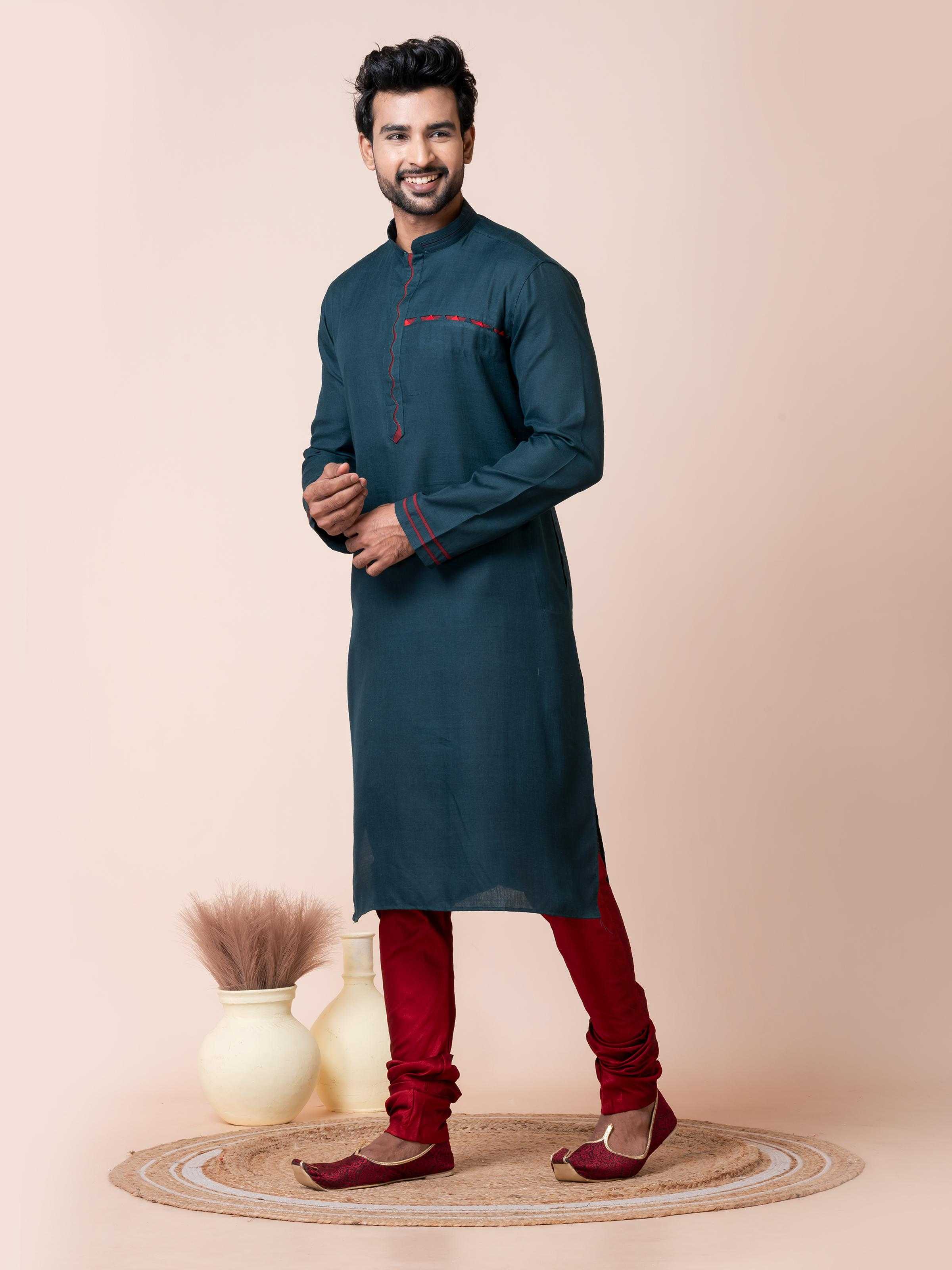 Ynf Cotton RIN223 3484A Mens Wear Wholesale Mens Kurtas Mens Kurta Pyjama Men Wedding kurta Manufacturer