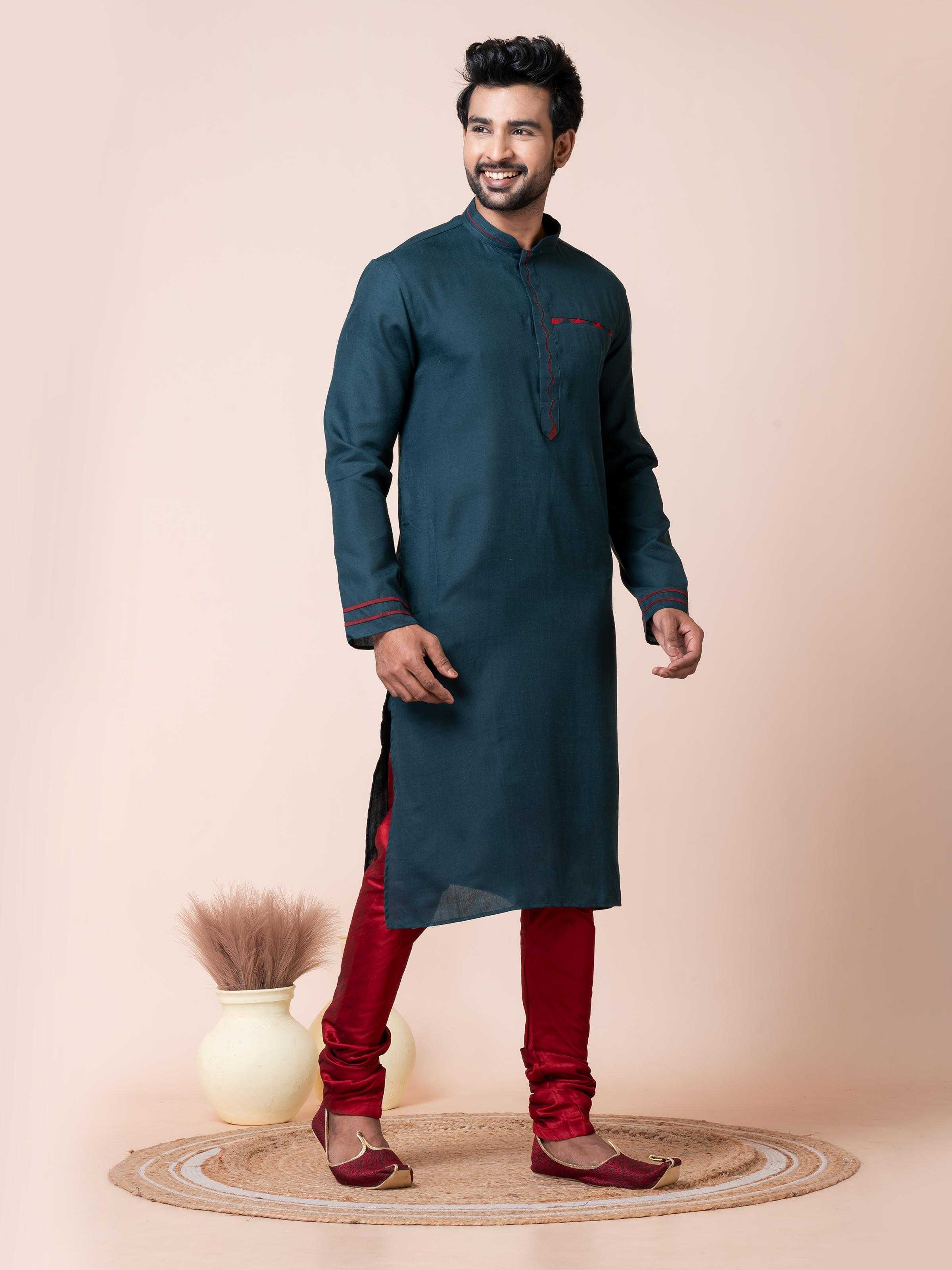 Ynf Cotton RIN223 3484A Mens Wear Wholesale Mens Kurtas Mens Kurta Pyjama Men Wedding kurta Manufacturer