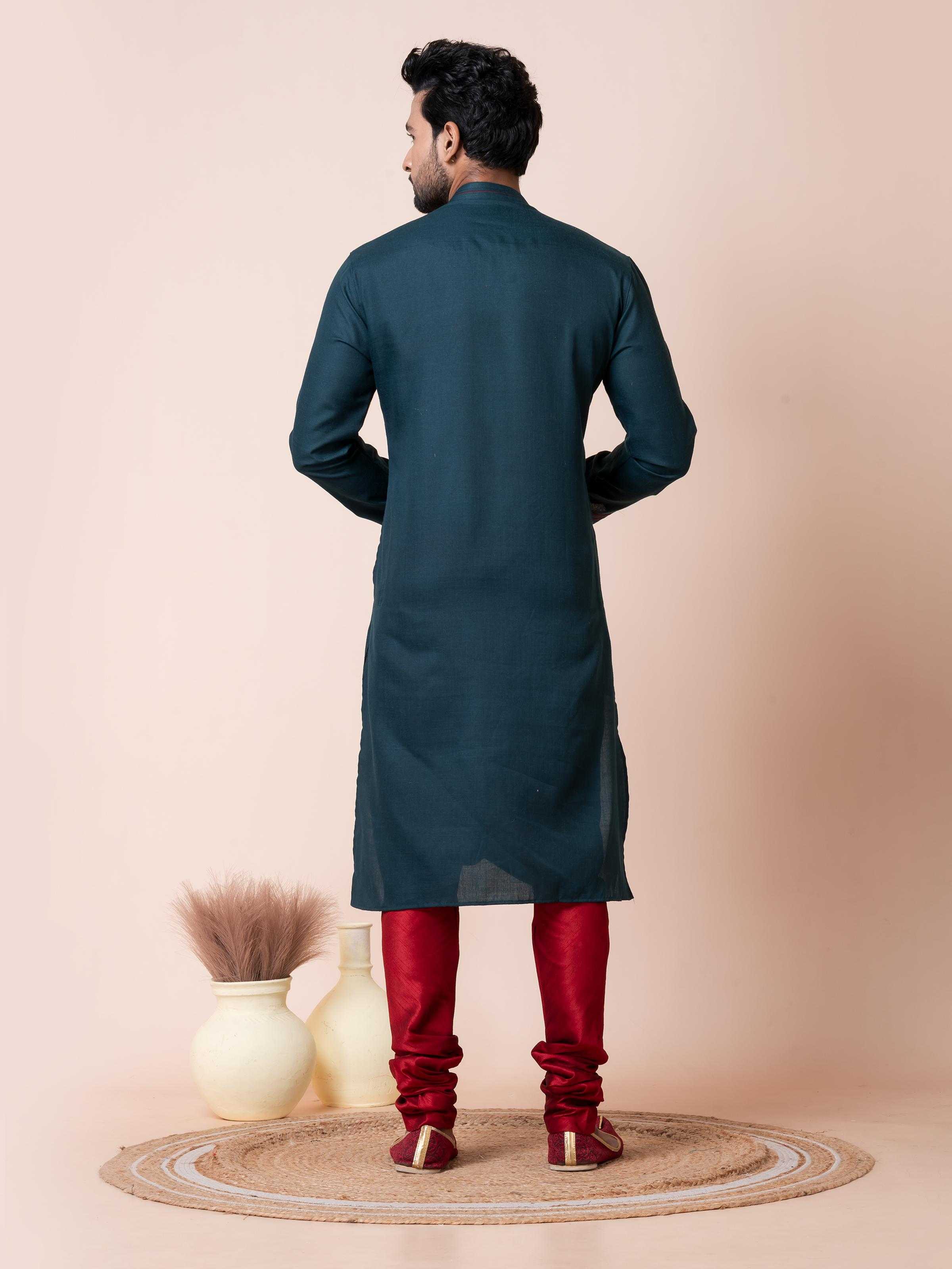 Ynf Cotton RIN223 3484A Mens Wear Wholesale Mens Kurtas Mens Kurta Pyjama Men Wedding kurta Manufacturer