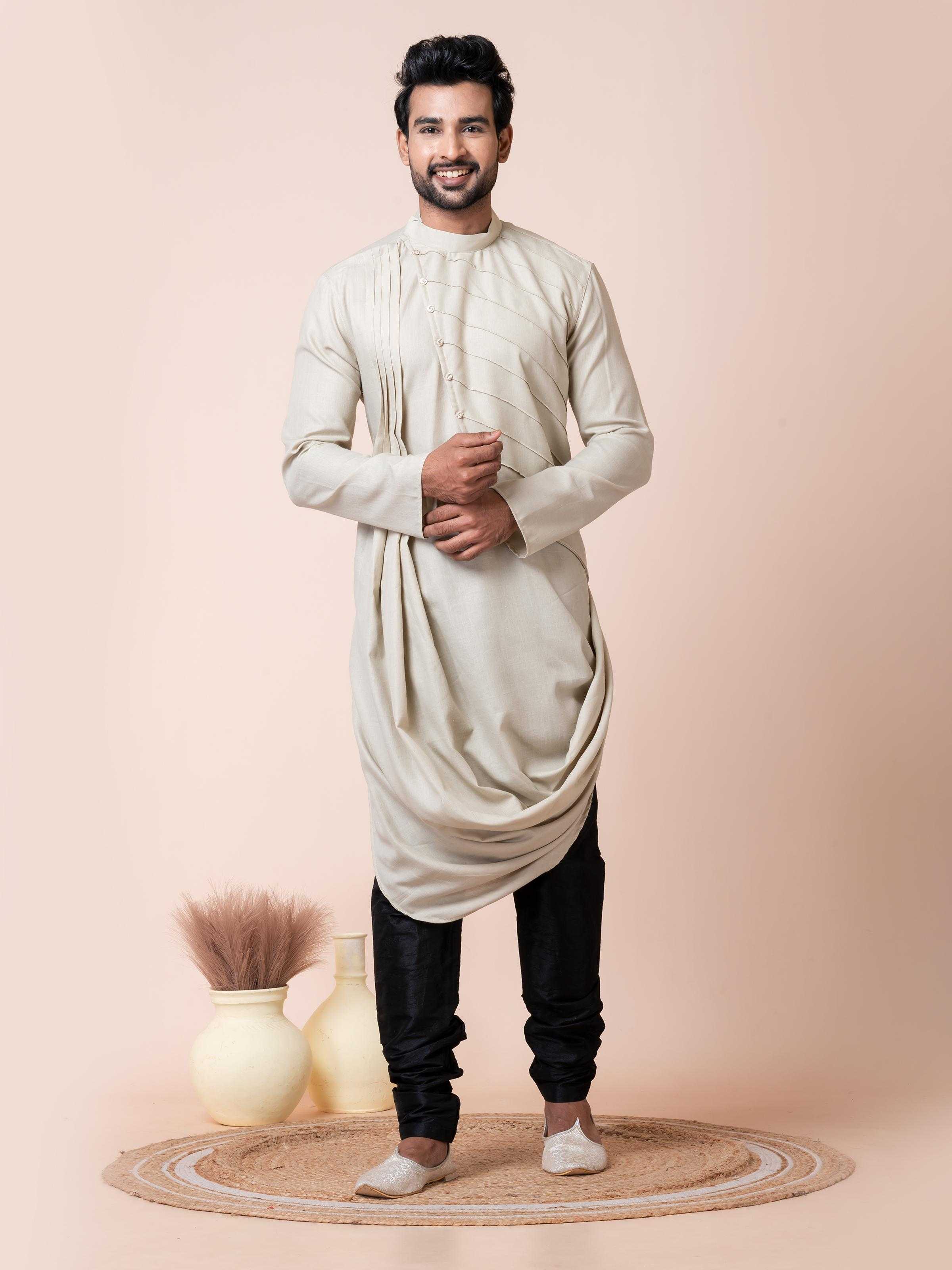 Ynf Cotton RIN223 3490A Mens Wear Festive Collections Wholesale Mens Kurtas Mens Kurta Pyjama Onam Collections Manufacturer