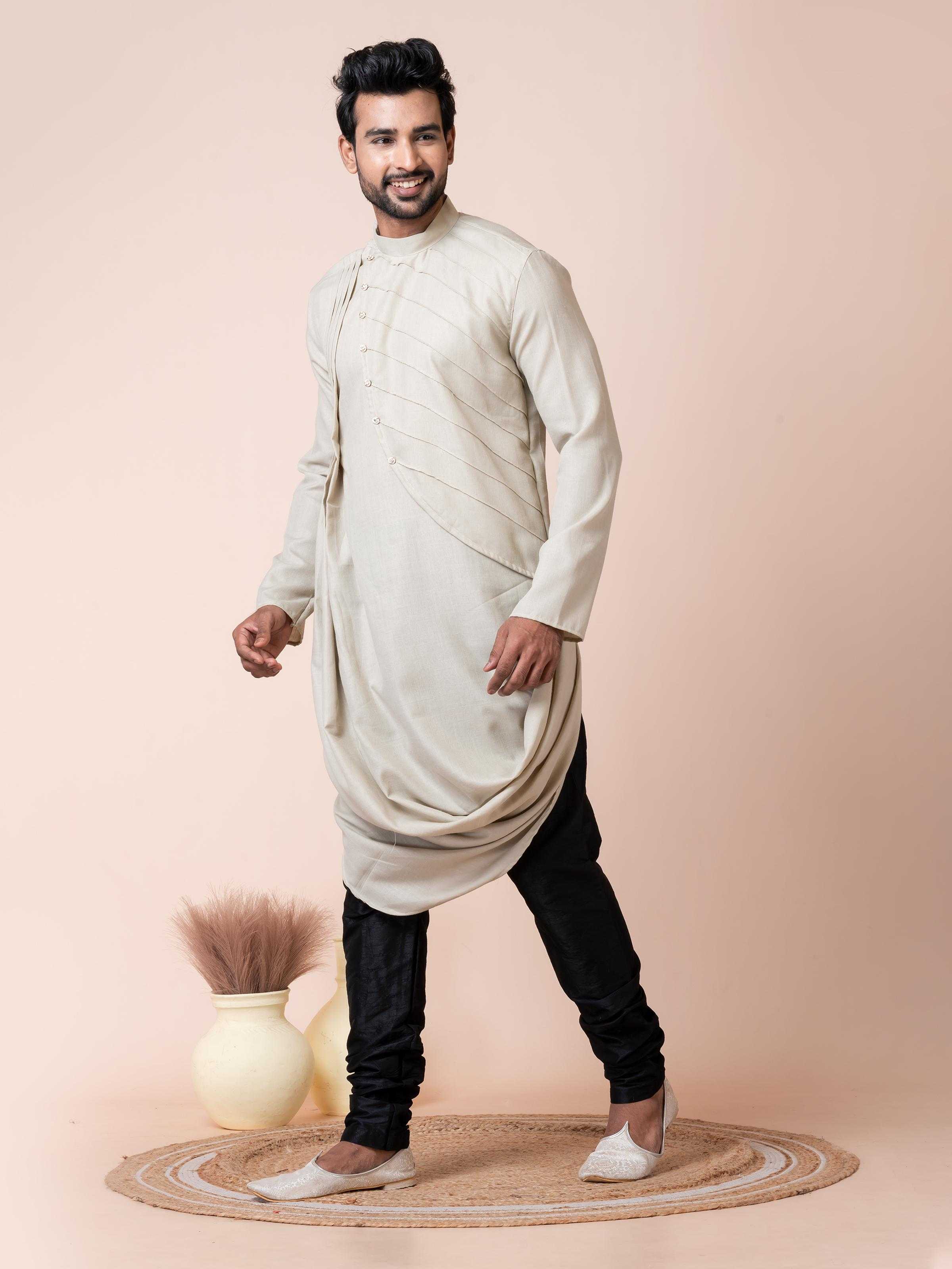 Ynf Cotton RIN223 3490A Mens Wear Festive Collections Wholesale Mens Kurtas Mens Kurta Pyjama Onam Collections Manufacturer