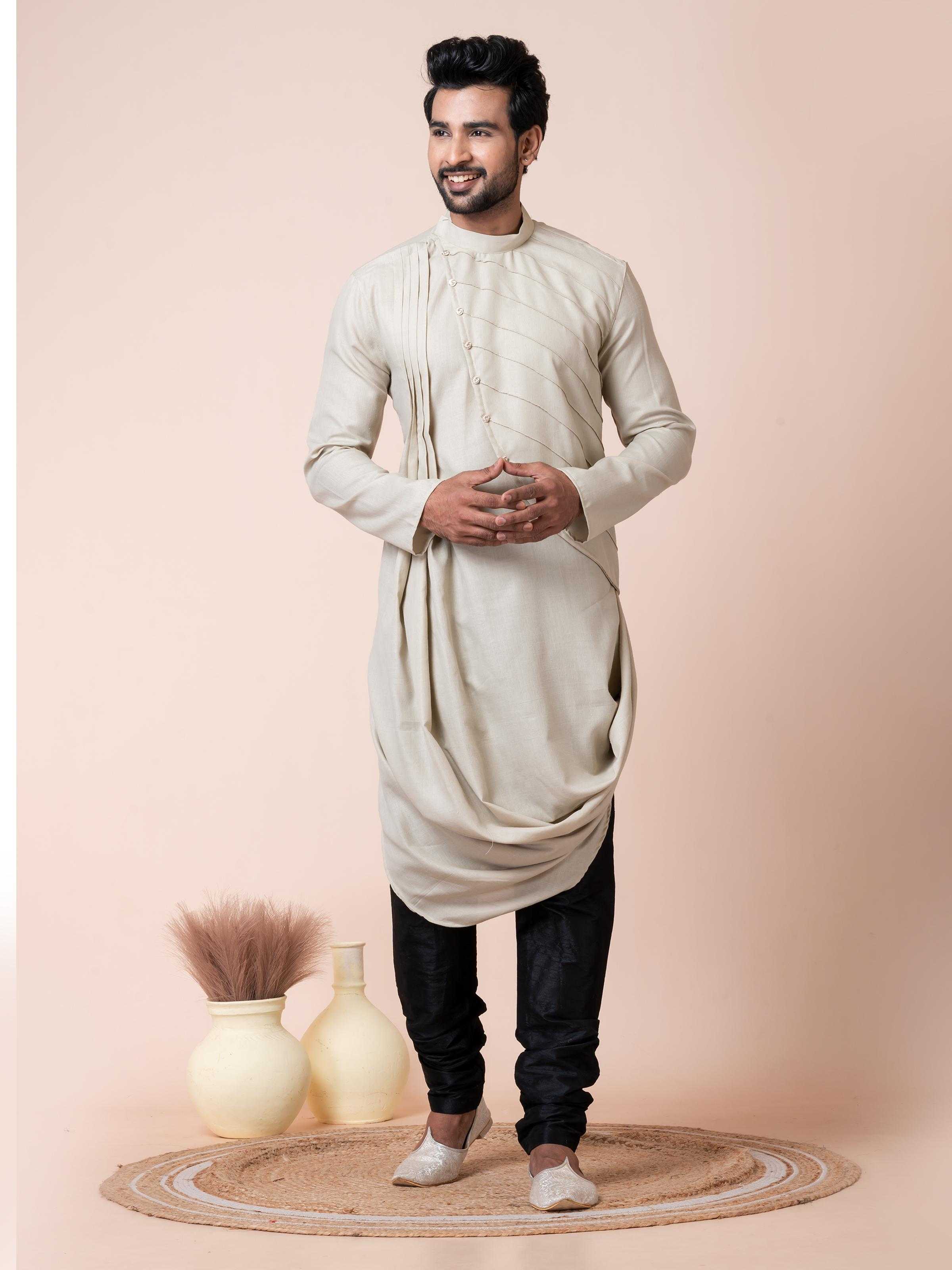 Ynf Cotton RIN223 3490A Mens Wear Festive Collections Wholesale Mens Kurtas Mens Kurta Pyjama Onam Collections Manufacturer