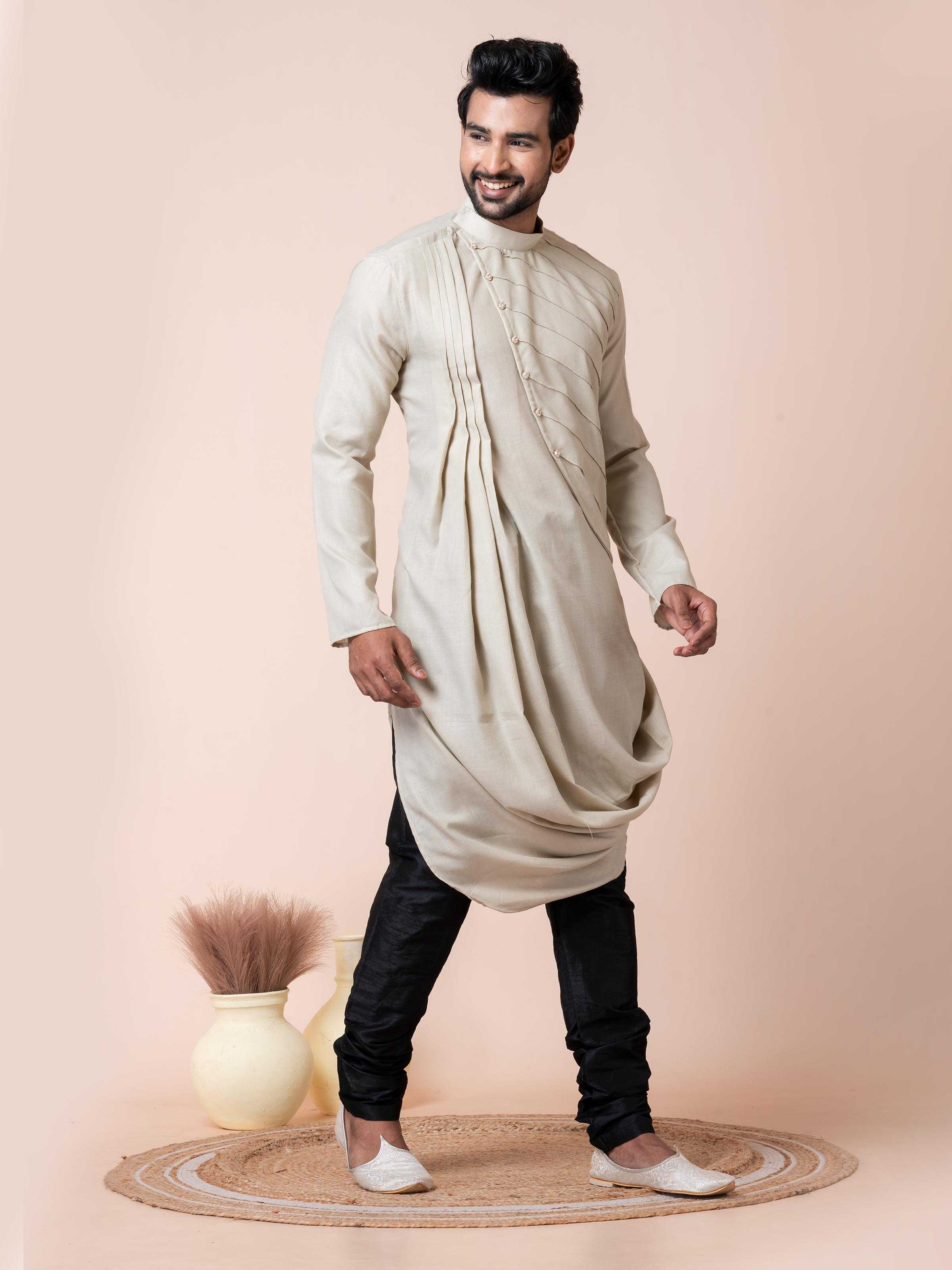 Ynf Cotton RIN223 3490B Mens Wear Festive Collections Wholesale Mens Kurtas Mens Kurta Pyjama Onam Collections Manufacturer