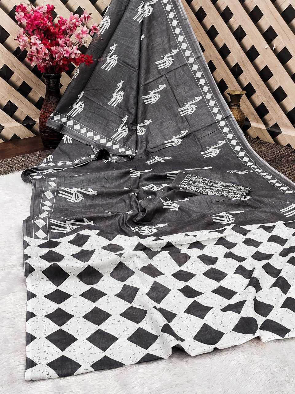 Ynf Cotton RIN229 109 Sarees Wholesale Printed Cotton Saree Cotton Sarees Mulmul Cotton Sarees Manufacturer