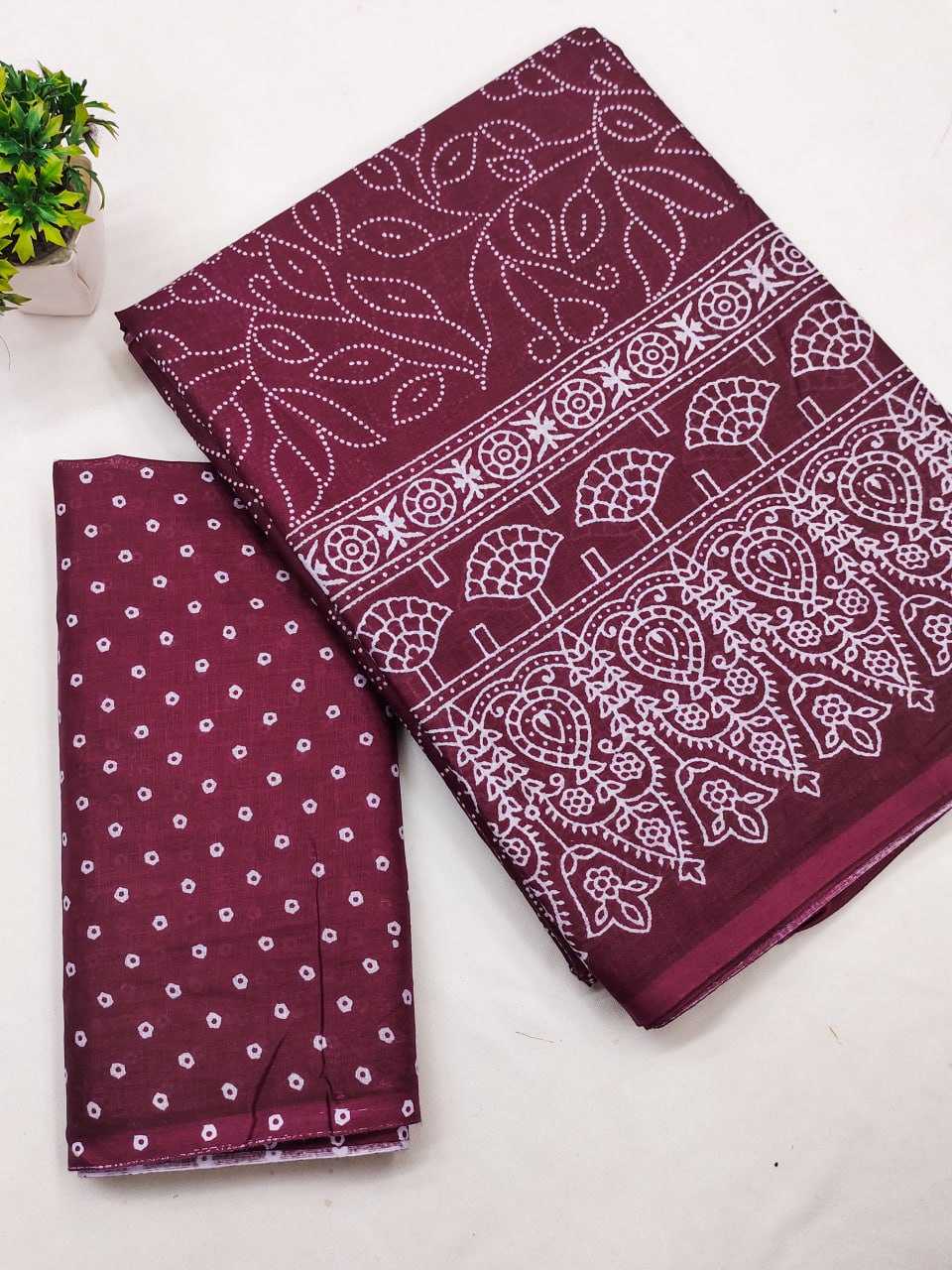 Ynf Cotton RIN229 112 Sarees Wholesale Ajrakh Sarees Cotton Sarees Mulmul Cotton Sarees Manufacturer