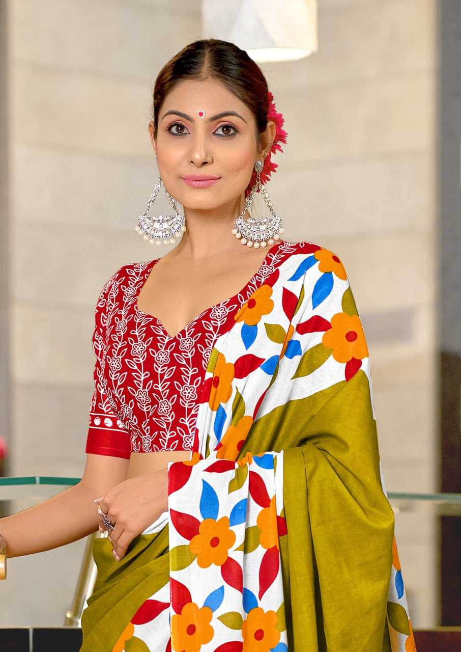 Ynf Cotton RIN229 21 Sarees Wholesale Designer Sarees Fancy Sarees Cotton Sarees Manufacturer