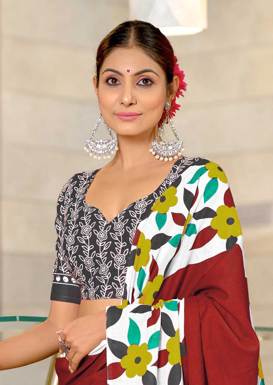 Ynf Cotton RIN229 21 Sarees Wholesale Designer Sarees Fancy Sarees Cotton Sarees Manufacturer