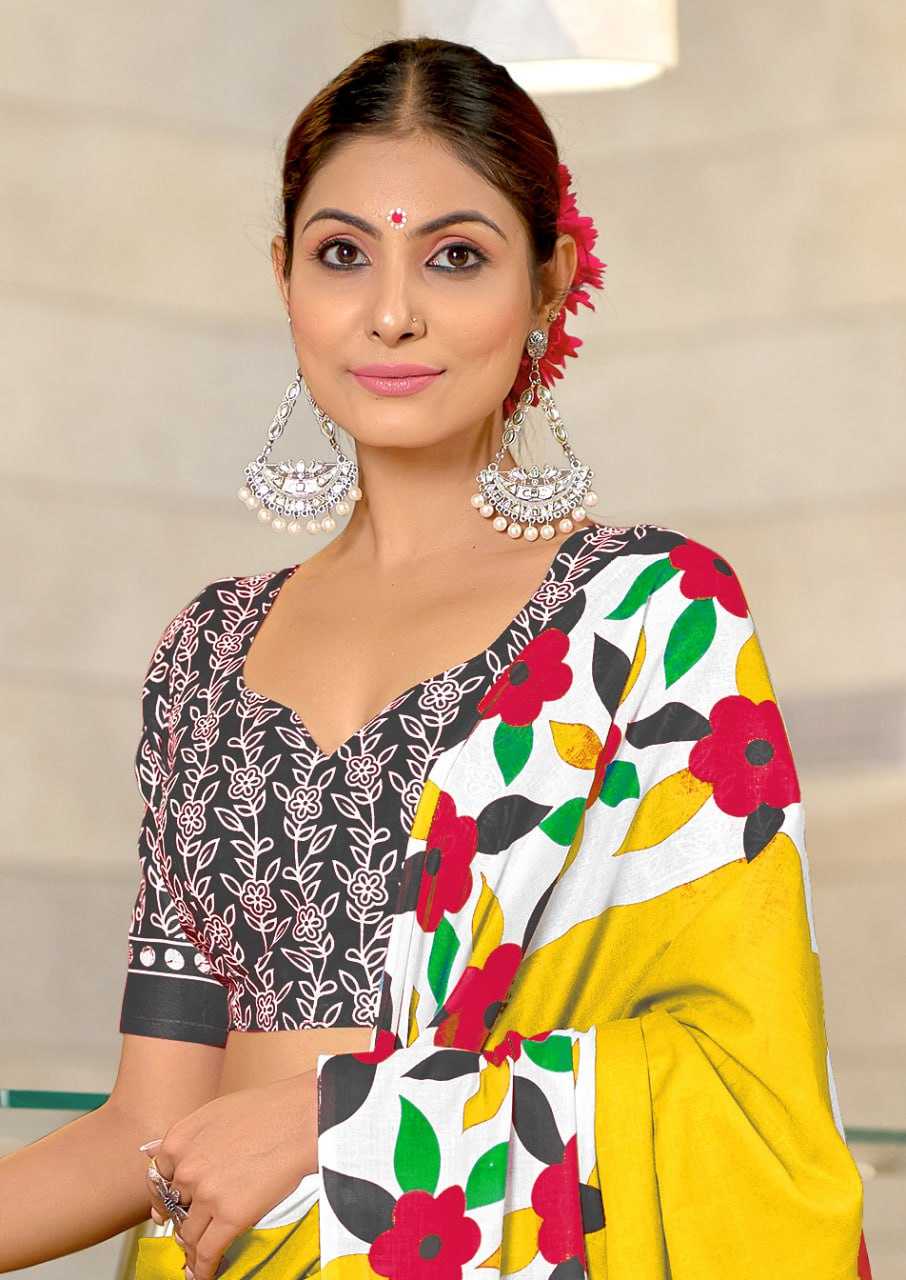Ynf Cotton RIN229 21 Sarees Wholesale Designer Sarees Fancy Sarees Cotton Sarees Manufacturer