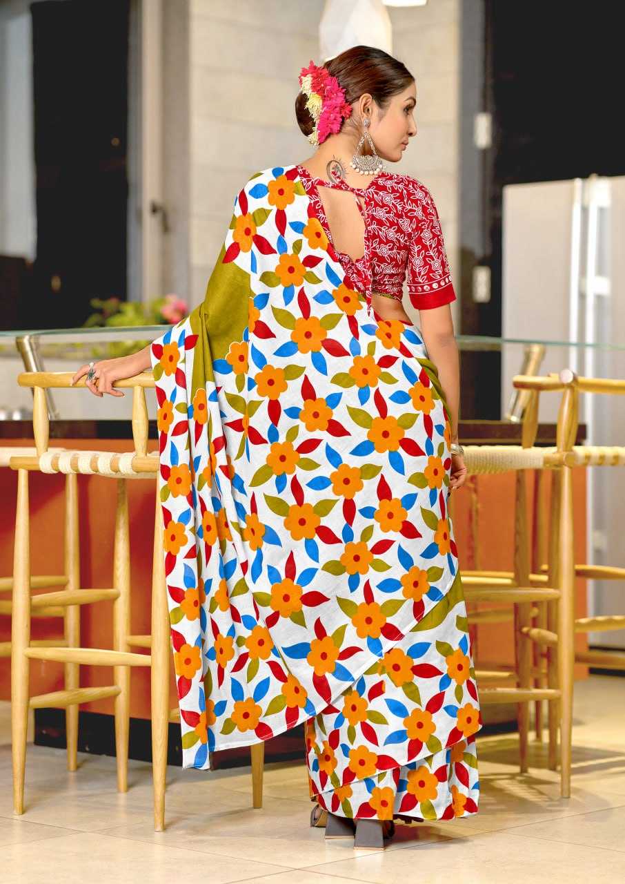 Ynf Cotton RIN229 21 Sarees Wholesale Designer Sarees Fancy Sarees Cotton Sarees Manufacturer