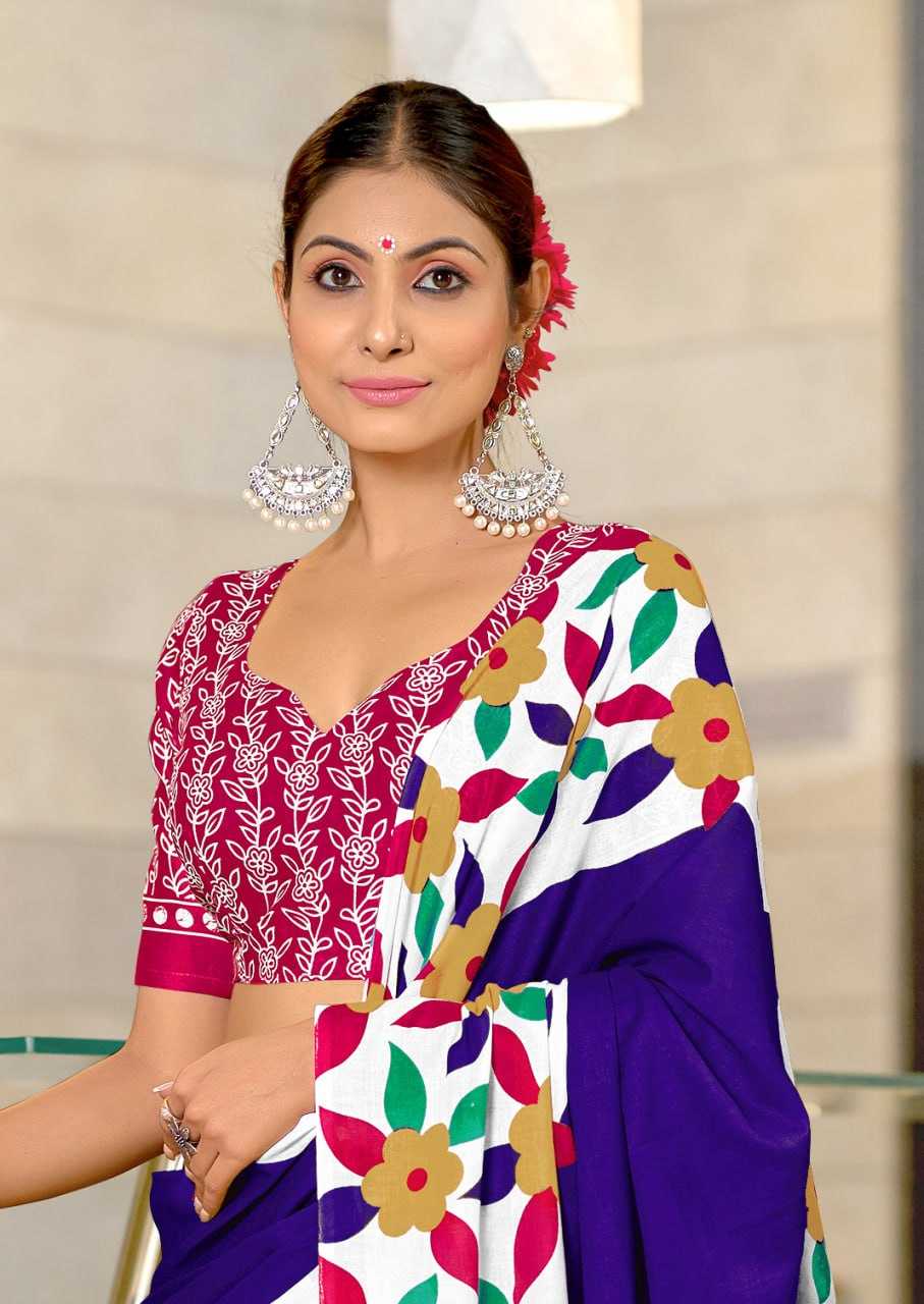 Ynf Cotton RIN229 21 Sarees Wholesale Designer Sarees Fancy Sarees Cotton Sarees Manufacturer