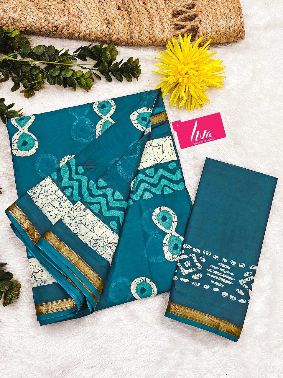 Ynf Cotton RIN229 83 Sarees Wedding Collections Festive Collections Wholesale Block Print Sarees Zari Border Sarees Sarees With Blouse Manufacturer