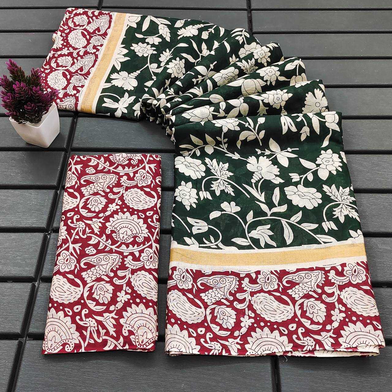 Ynf Cotton RIN229 90 Sarees Wholesale Designer Sarees Fancy Sarees Cotton Sarees Manufacturer