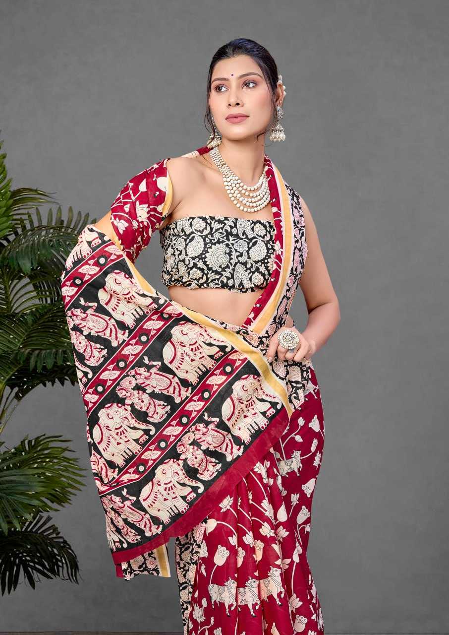 Ynf Cotton RIN229 90 Sarees Wholesale Designer Sarees Printed Sarees Cotton Sarees Manufacturer