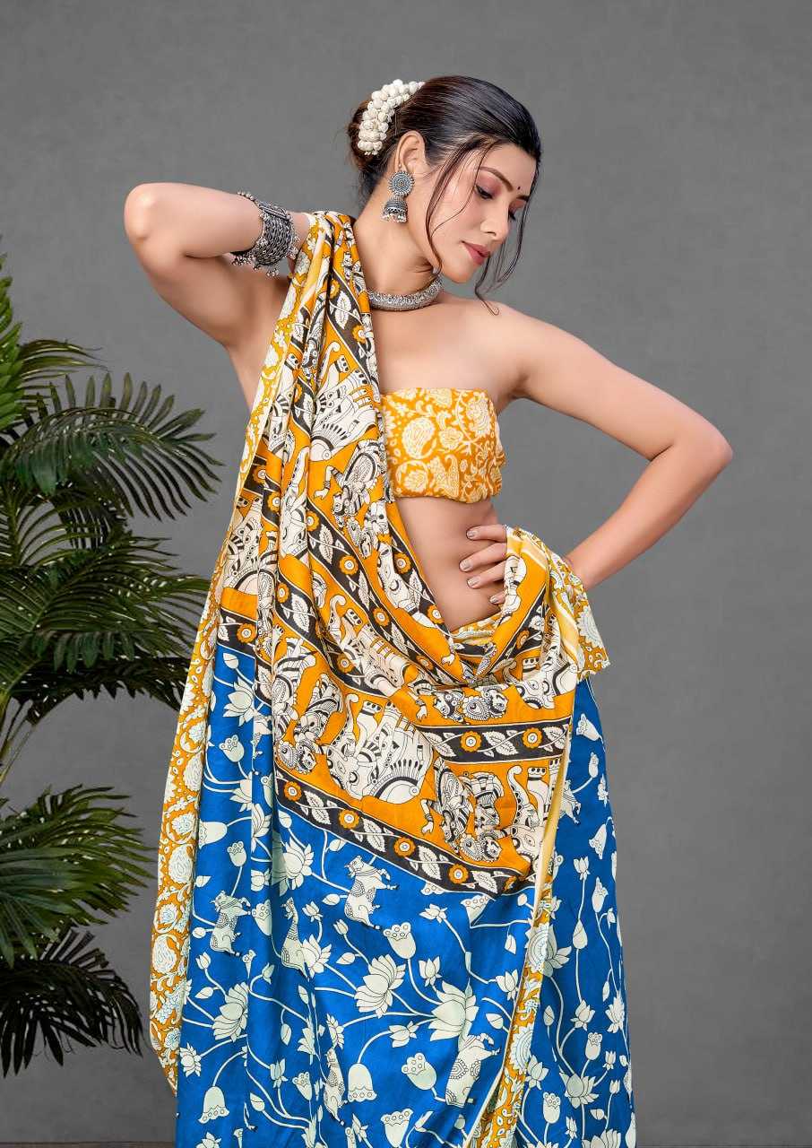 Ynf Cotton RIN229 90 Sarees Wholesale Designer Sarees Printed Sarees Cotton Sarees Manufacturer