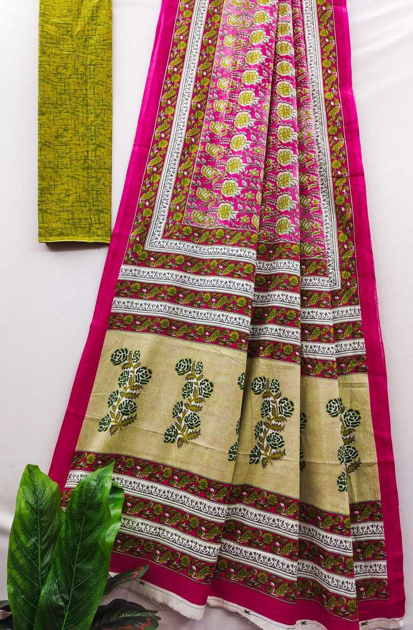 Ynf Cotton RIN229 93 Sarees Wholesale Fancy Sarees Printed Sarees Cotton Linen Sarees Manufacturer
