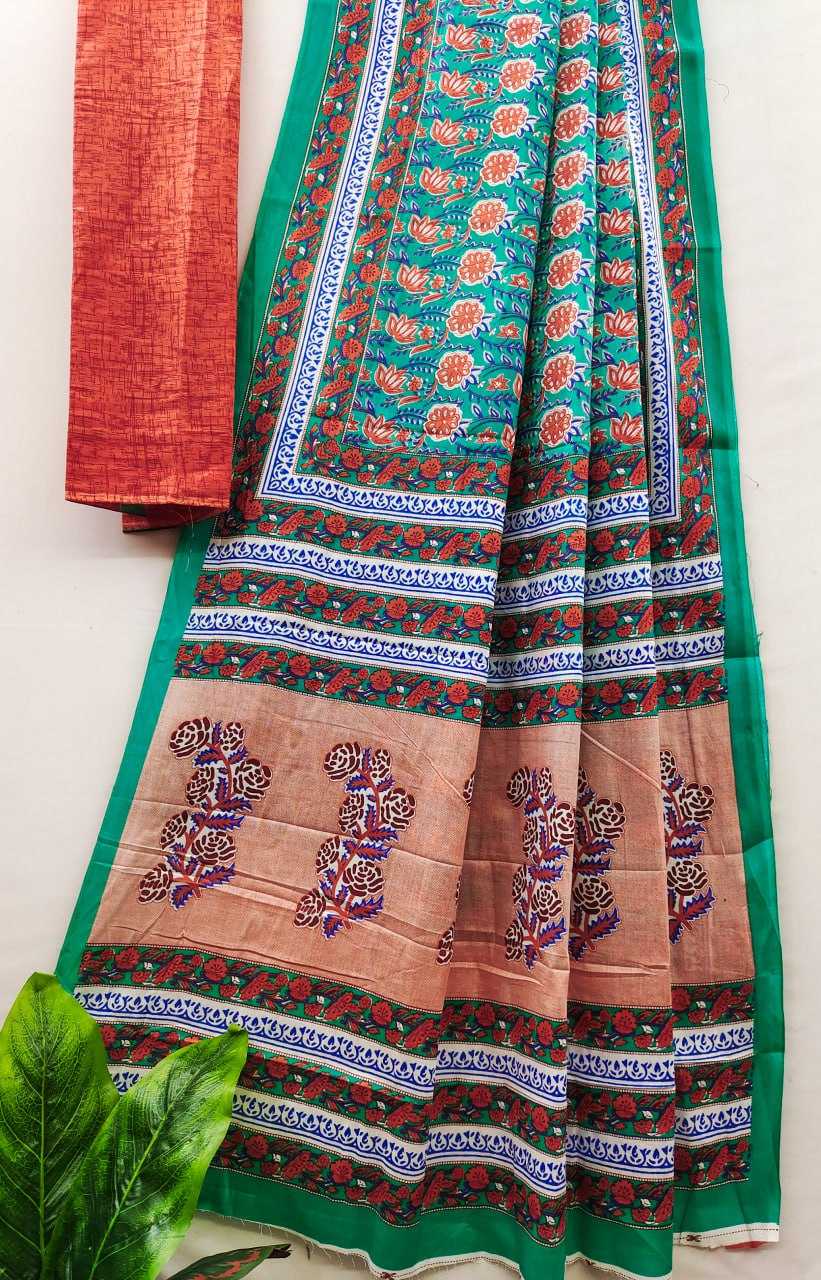 Ynf Cotton RIN229 93 Sarees Wholesale Fancy Sarees Printed Sarees Cotton Linen Sarees Manufacturer