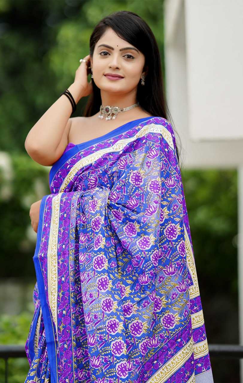 Ynf Cotton RIN229 93 Sarees Wholesale Fancy Sarees Printed Sarees Cotton Linen Sarees Manufacturer