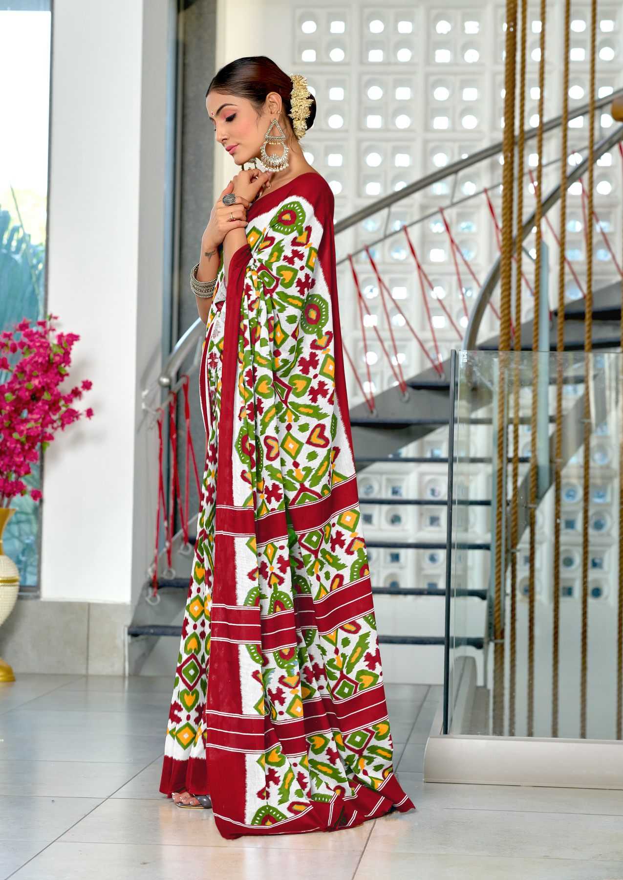 Ynf Cotton RIN229 NAYANTHARA Sarees Wholesale Printed Cotton Saree Cotton Sarees Mulmul Cotton Sarees Manufacturer