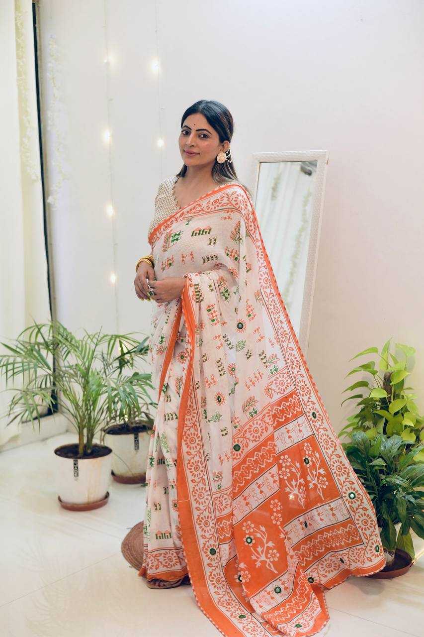 Ynf Cotton RIN229 quality Sarees Wholesale Designer Sarees Printed Cotton Saree Cotton Sarees Manufacturer