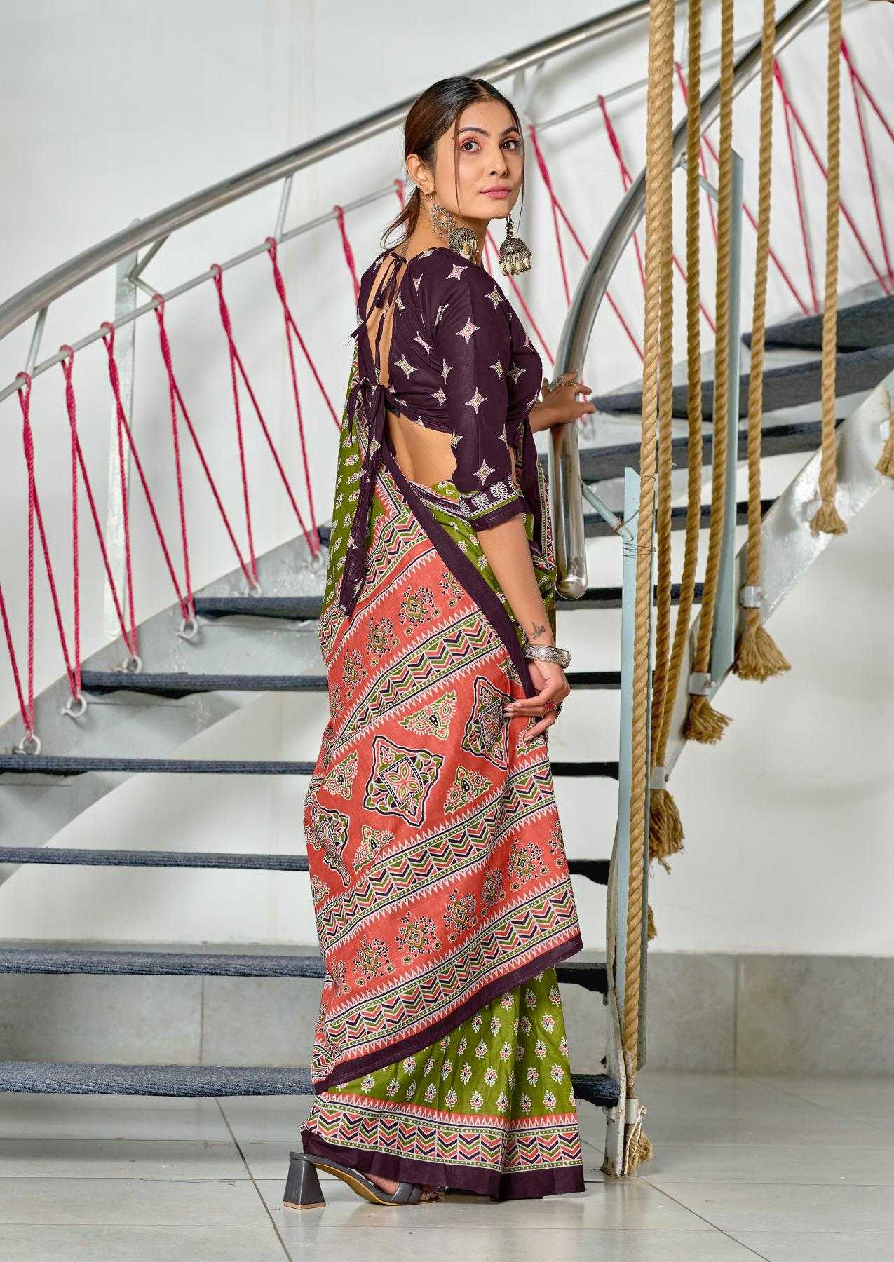 Ynf Cotton RIN229 RACHITA Sarees Wholesale Printed Cotton Saree Cotton Sarees Mulmul Cotton Sarees Manufacturer