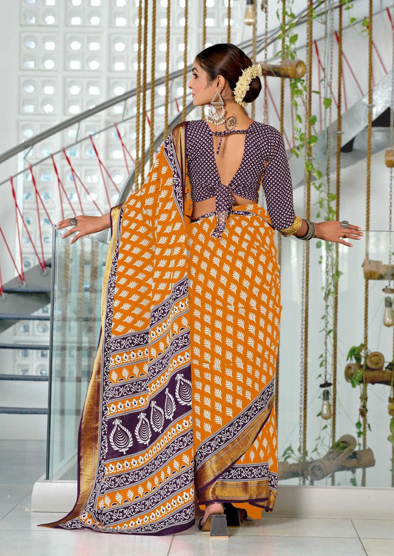 Ynf Cotton Sarees Wholesale Printed Cotton Saree Cotton Sarees Mulmul Cotton Sarees Manufacturer
