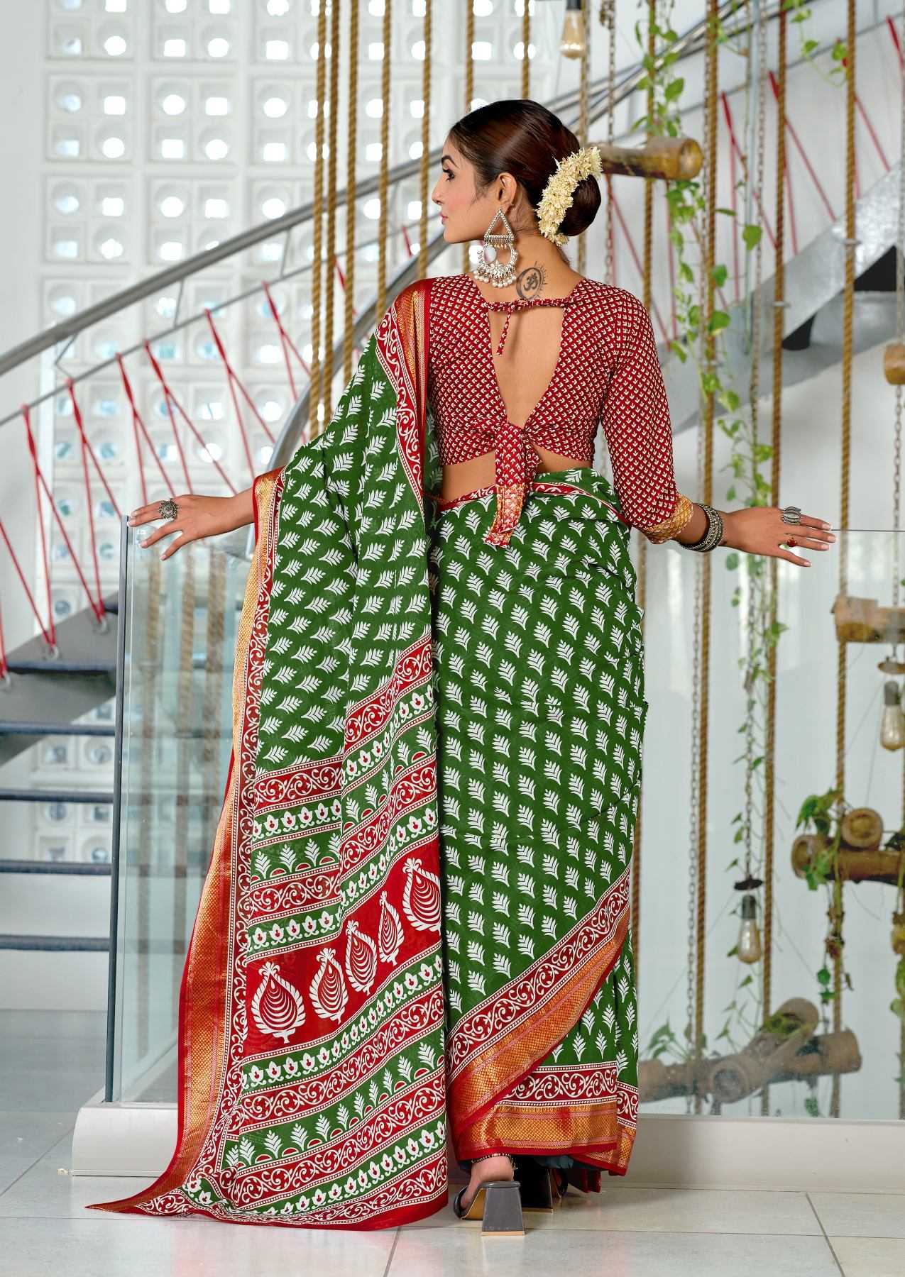Ynf Cotton Sarees Wholesale Printed Cotton Saree Cotton Sarees Mulmul Cotton Sarees Manufacturer