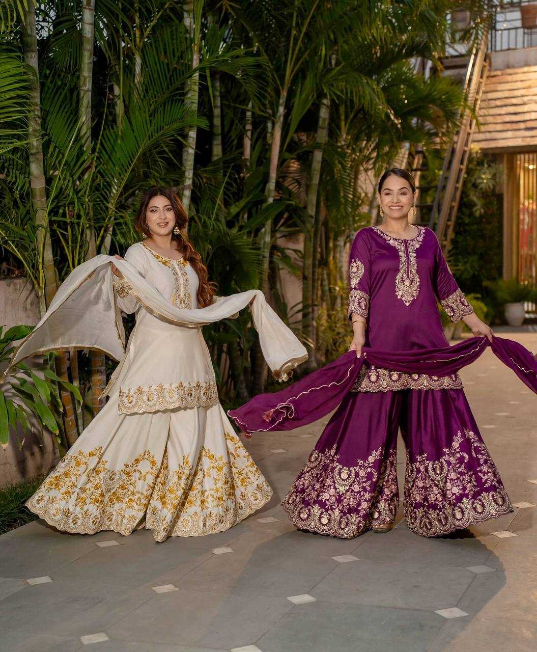 Ynf Crepe KESH461 1704 Suits & Dresses Wholesale Sharara Salwar Suits Party wear suits Wedding Suits Manufacturer