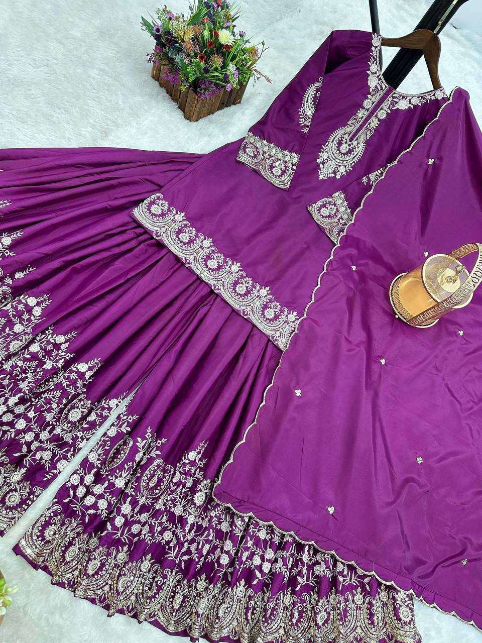 Ynf Crepe KESH461 1704 Suits & Dresses Wholesale Sharara Salwar Suits Party wear suits Wedding Suits Manufacturer